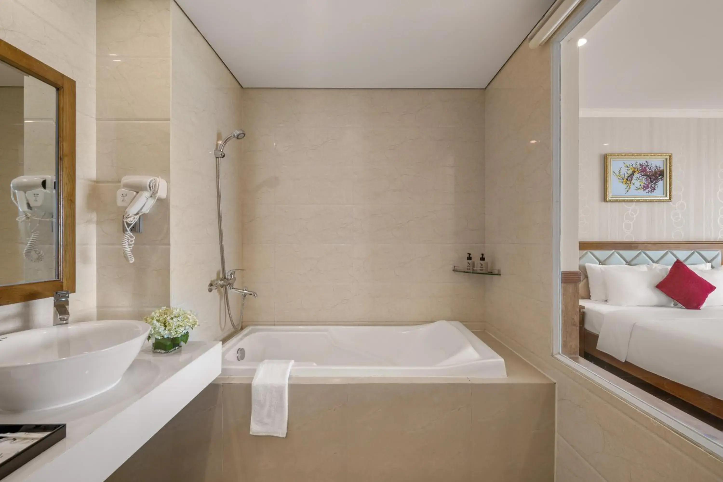 Bathroom in Serene Beach Hotel Danang Bathroom in Serene Beach Hotel Danang