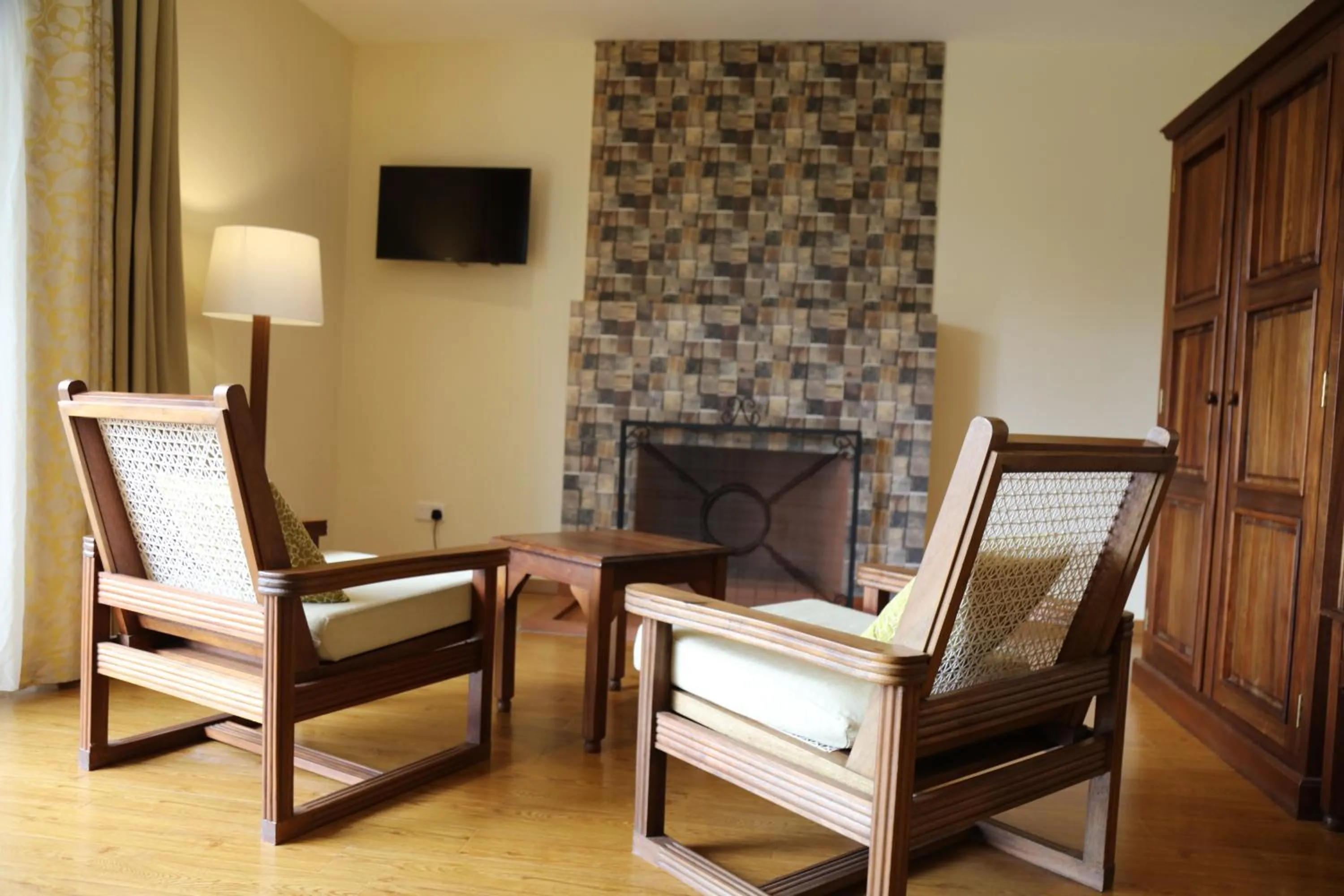 fireplace in Panari Resort, BW Signature Collection