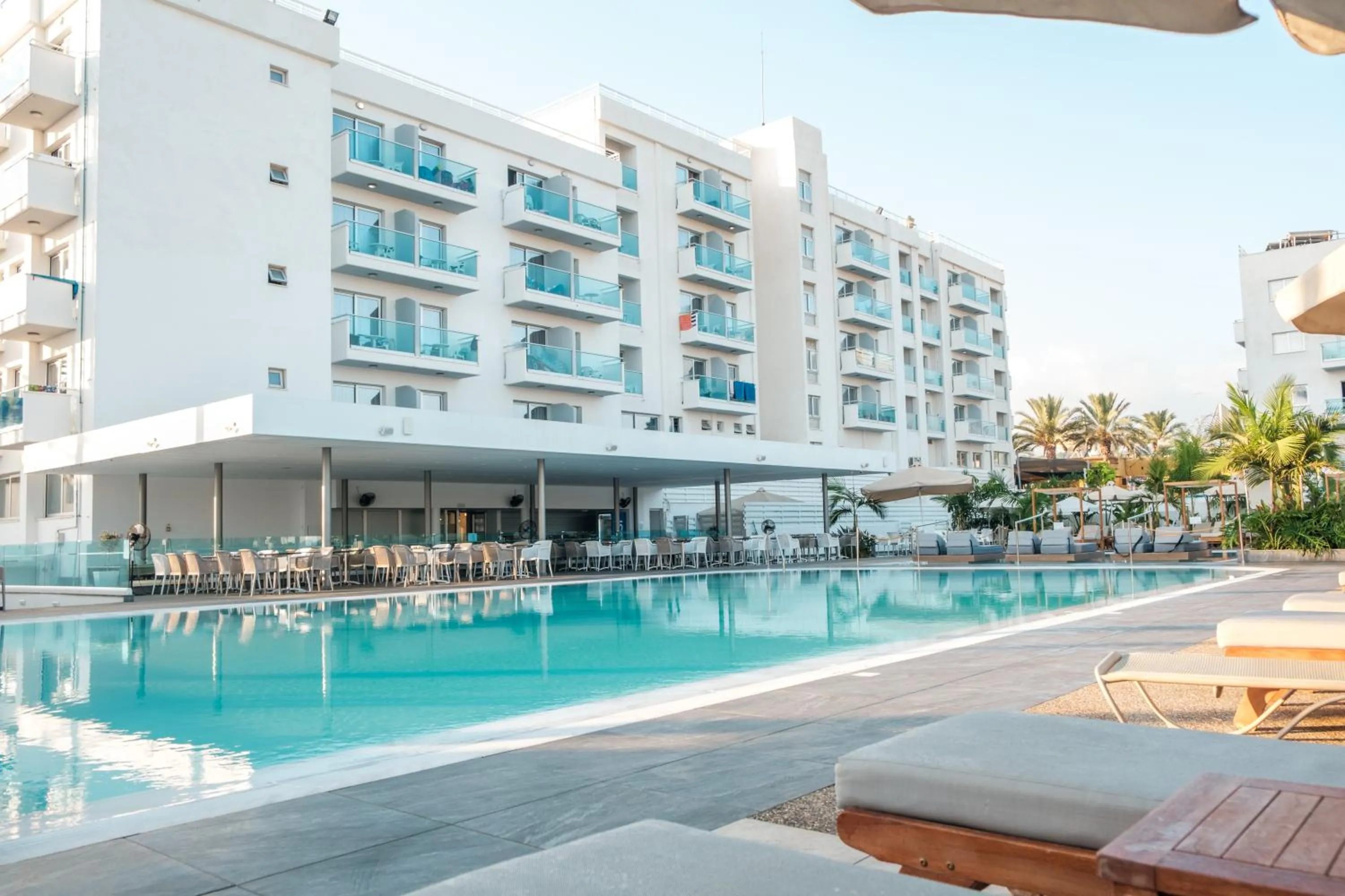 Pool view in Kapetanios Bay Hotel Protaras