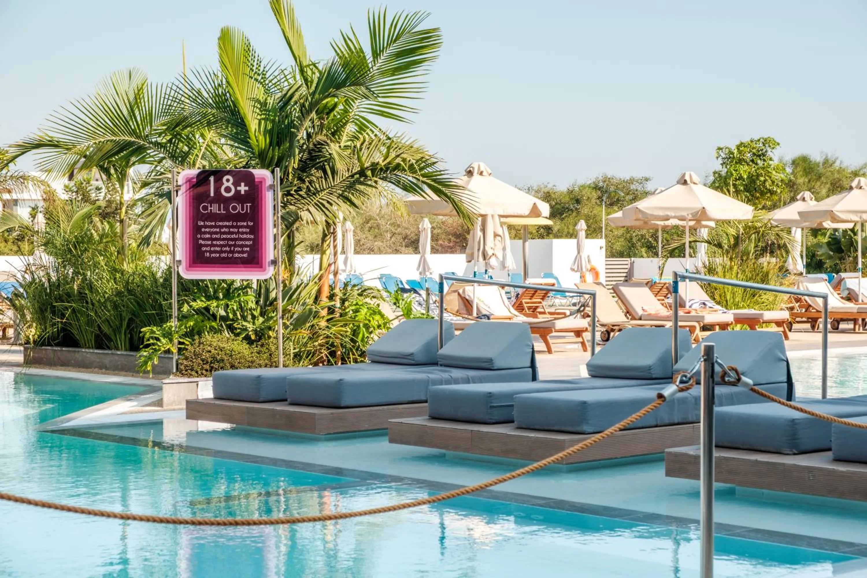 Pool view in Kapetanios Bay Hotel Protaras