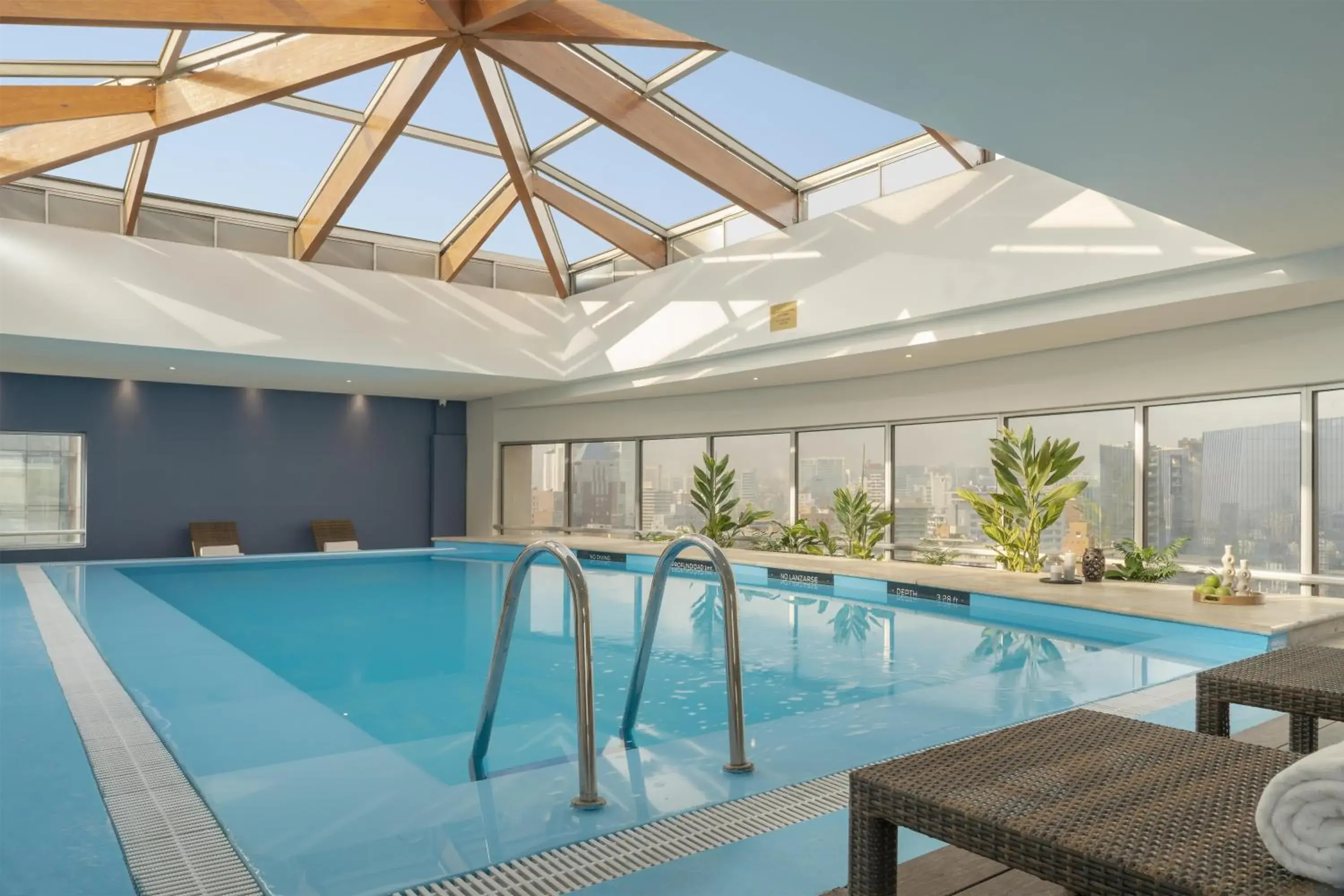 Pool view in NH Collection Plaza Santiago Pool view in NH Collection Plaza Santiago