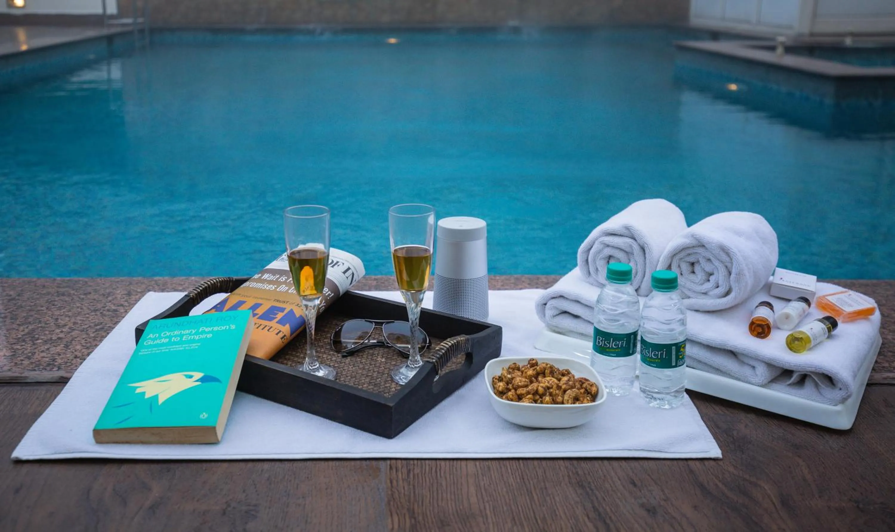 Swimming pool in Rosewood Apartment Hotel - Pantnagar