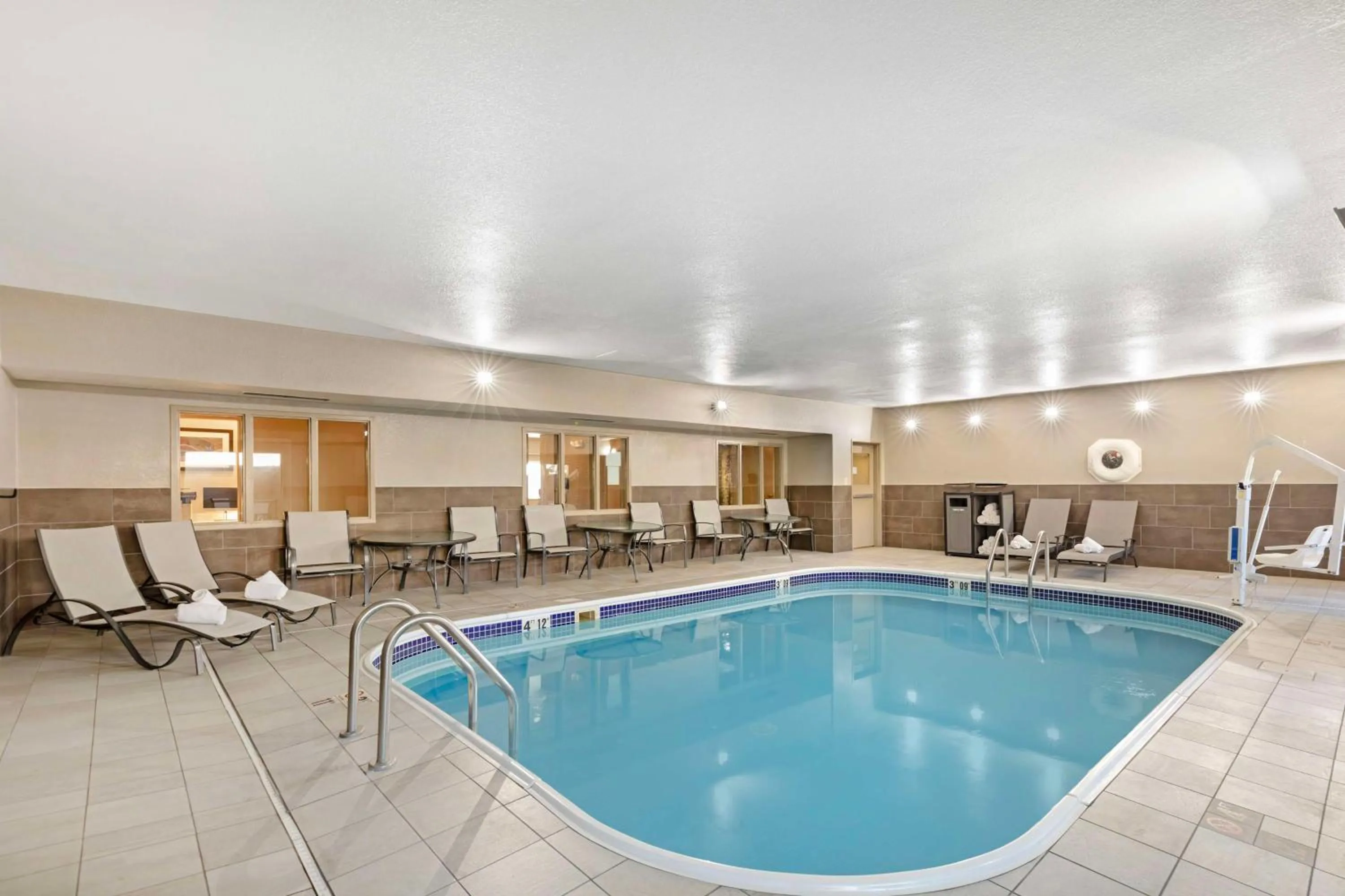 Pool view in Best Western Greeley