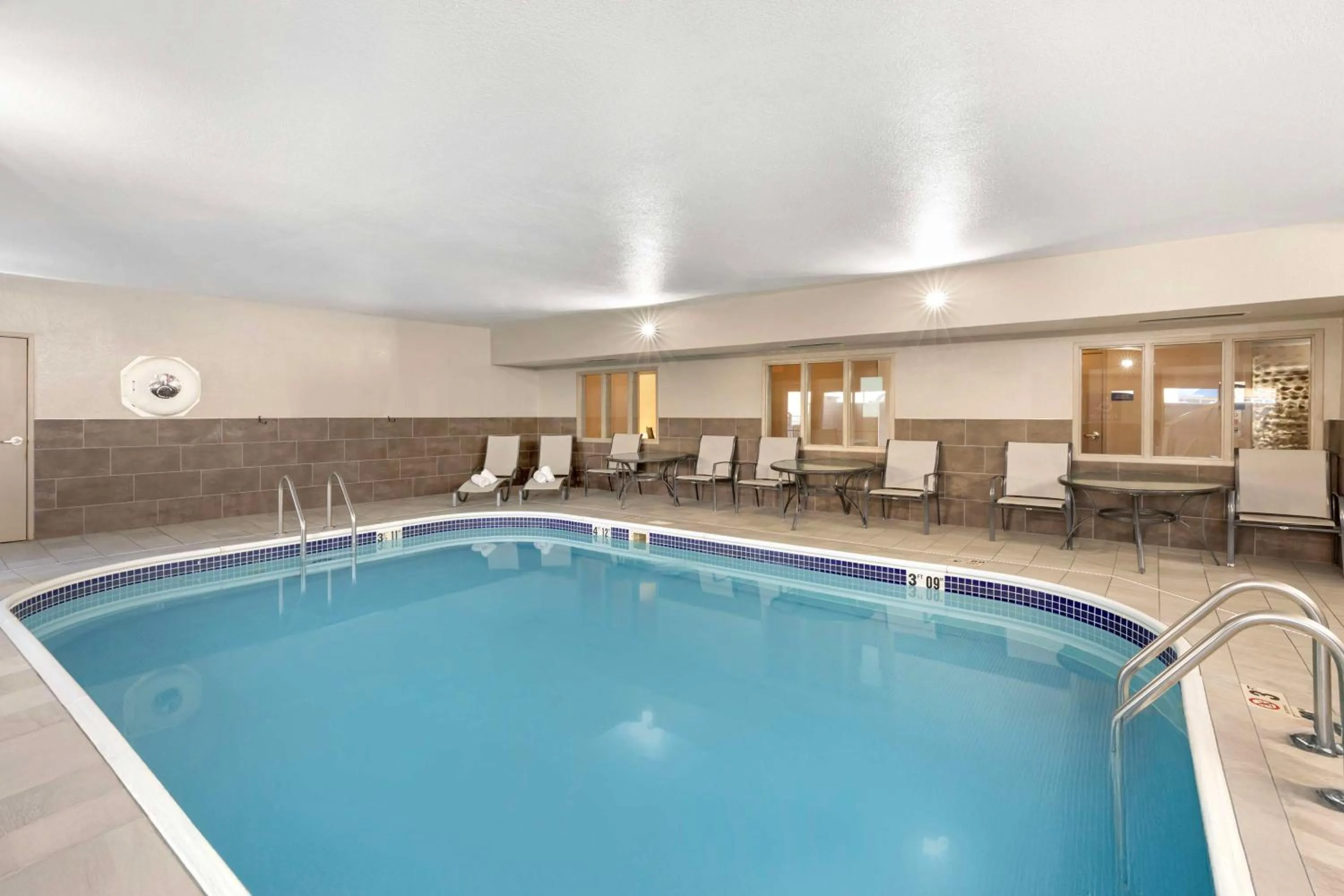 Pool view in Best Western Greeley