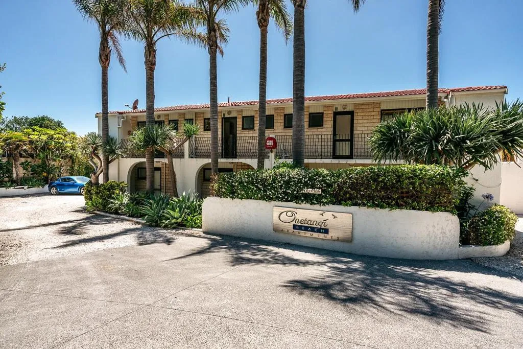 Property building in Onetangi Beach Apartments