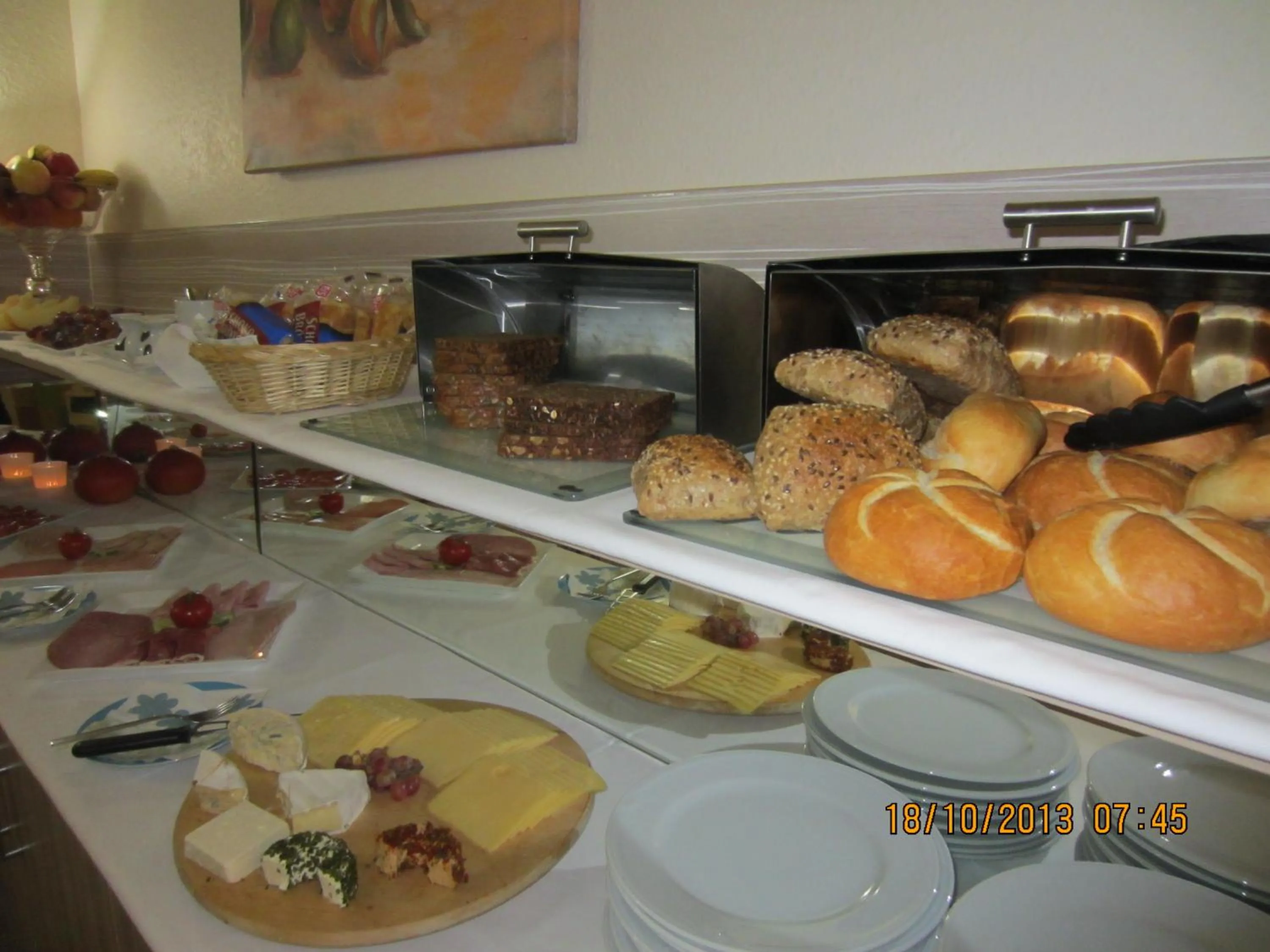 Buffet breakfast in Altstadt Hotel Rheinblick