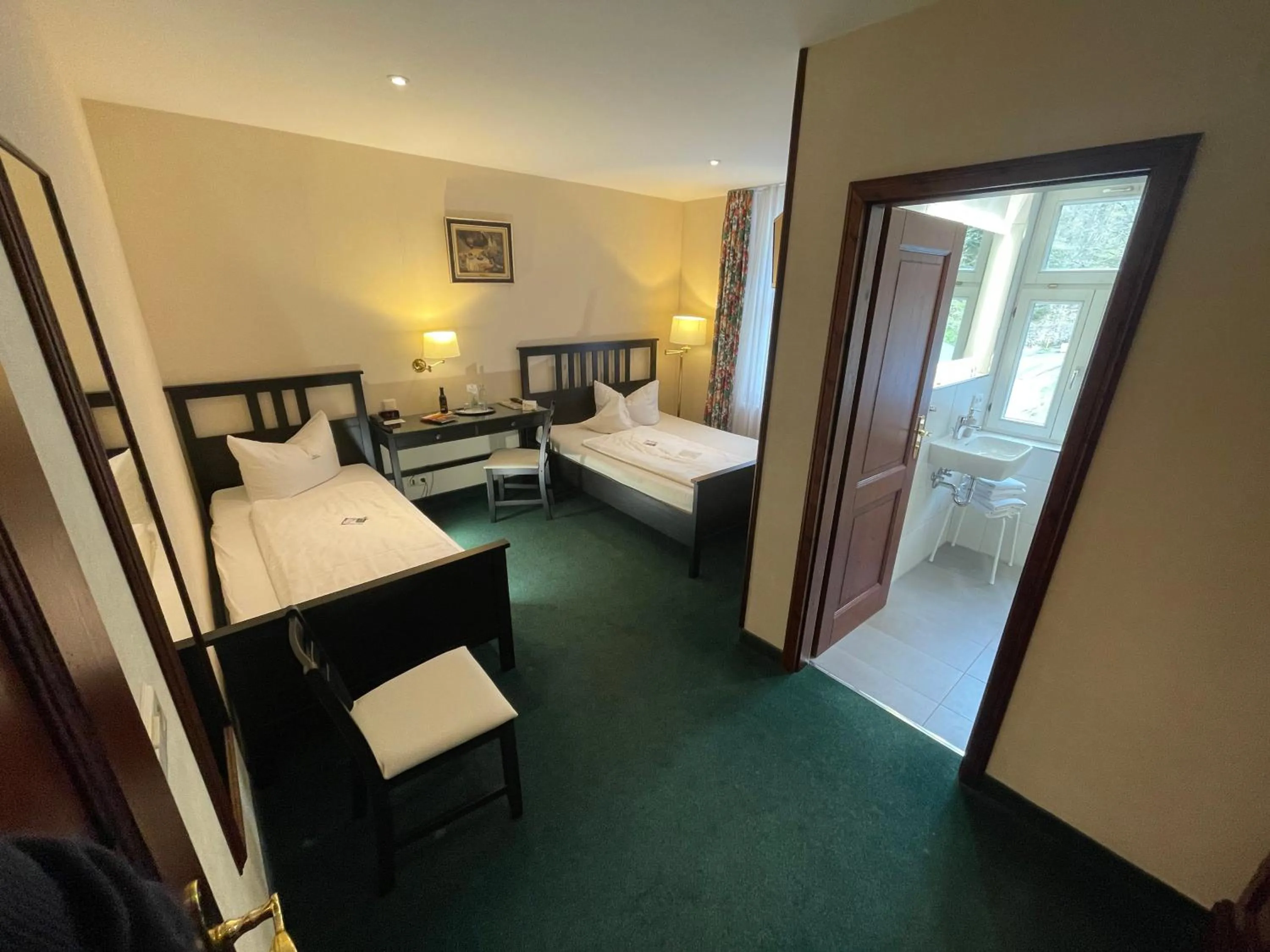 Bed in Flair-Hotel Waldfrieden