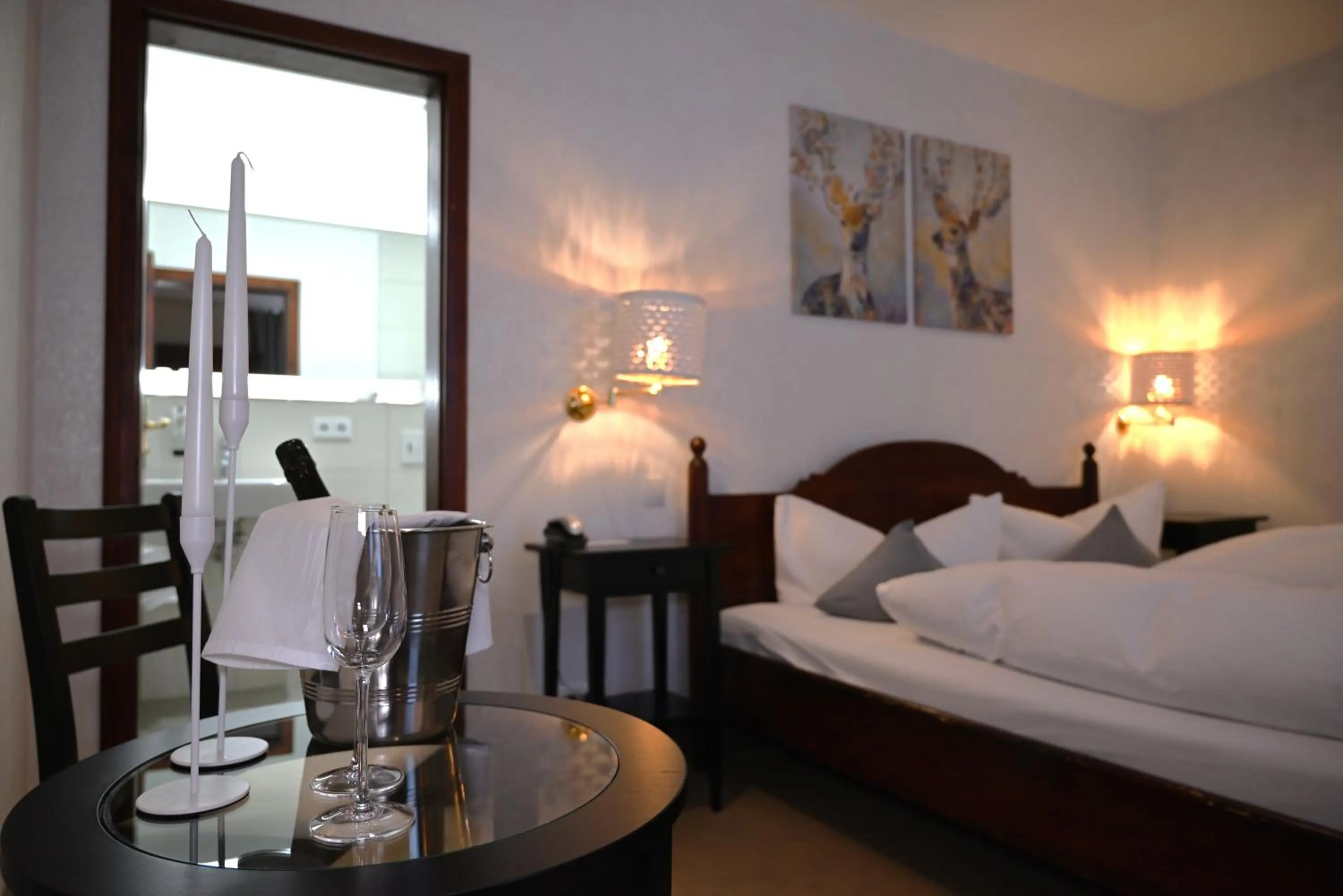 Bed in Flair-Hotel Waldfrieden