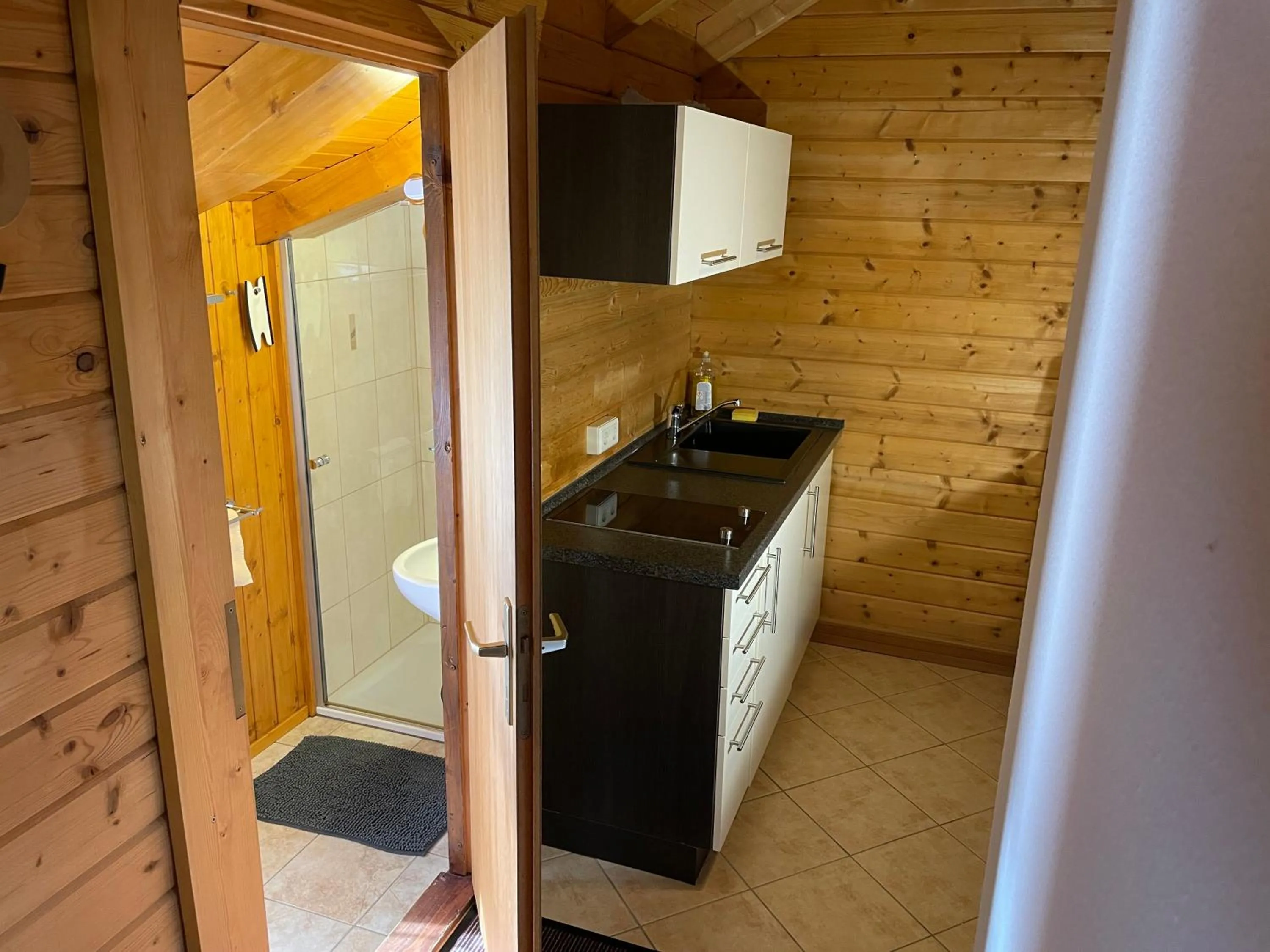 Kitchen or kitchenette in Flair-Hotel Waldfrieden