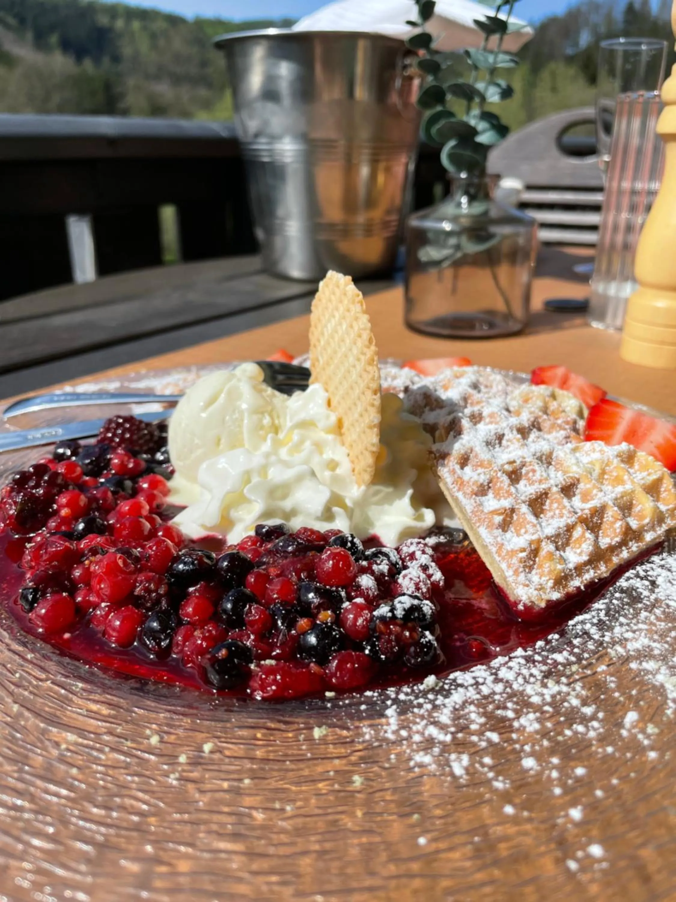 Balcony/Terrace in Flair-Hotel Waldfrieden