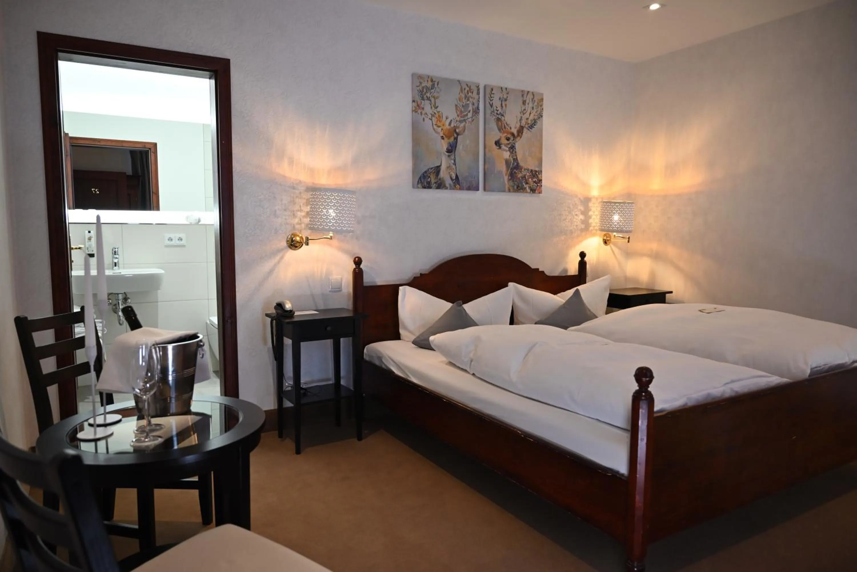Bed in Flair-Hotel Waldfrieden