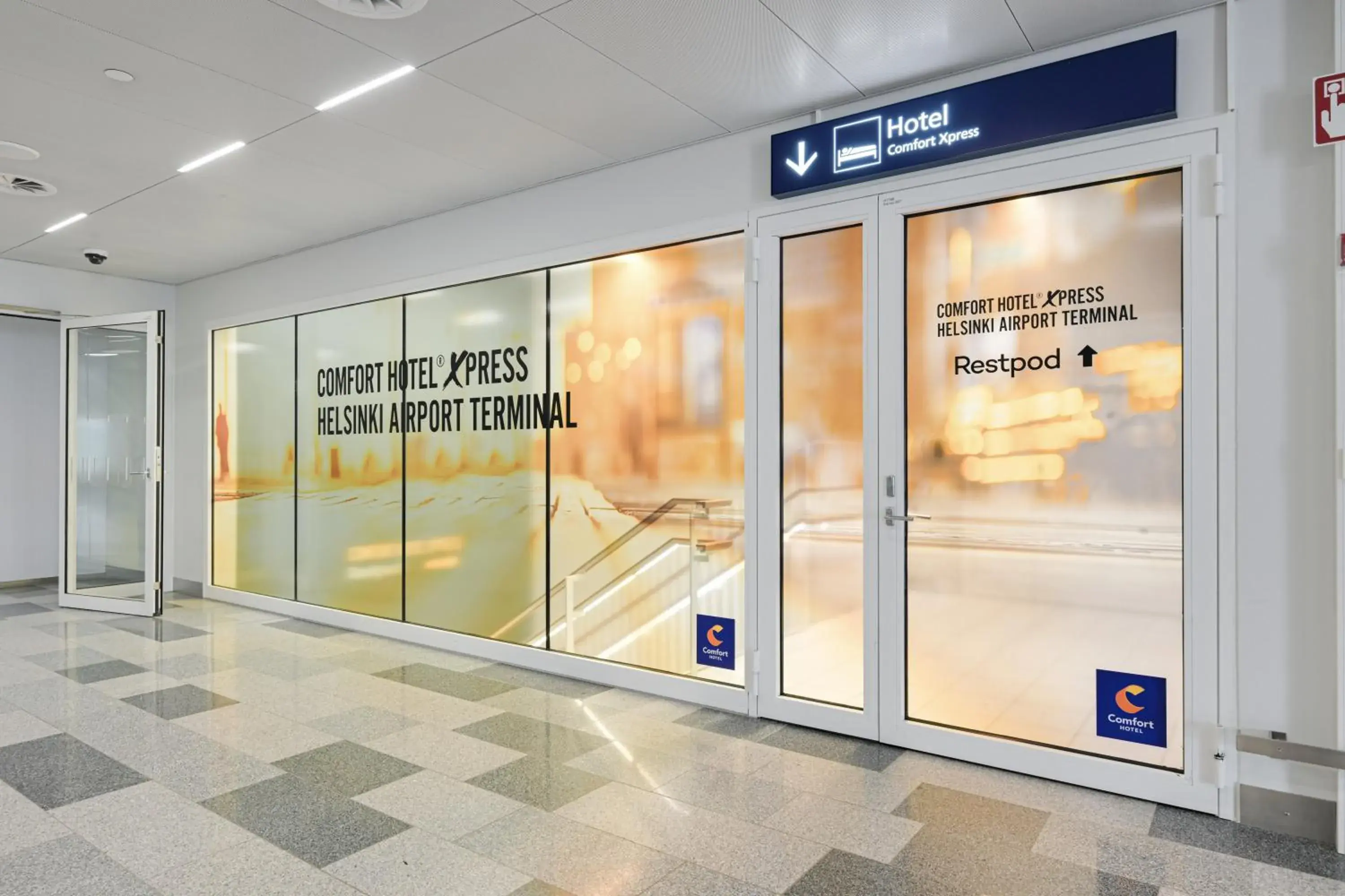 Facade/entrance in Comfort Hotel Xpress Helsinki Airport Terminal Facade/entrance in Comfort Hotel Xpress Helsinki Airport Terminal