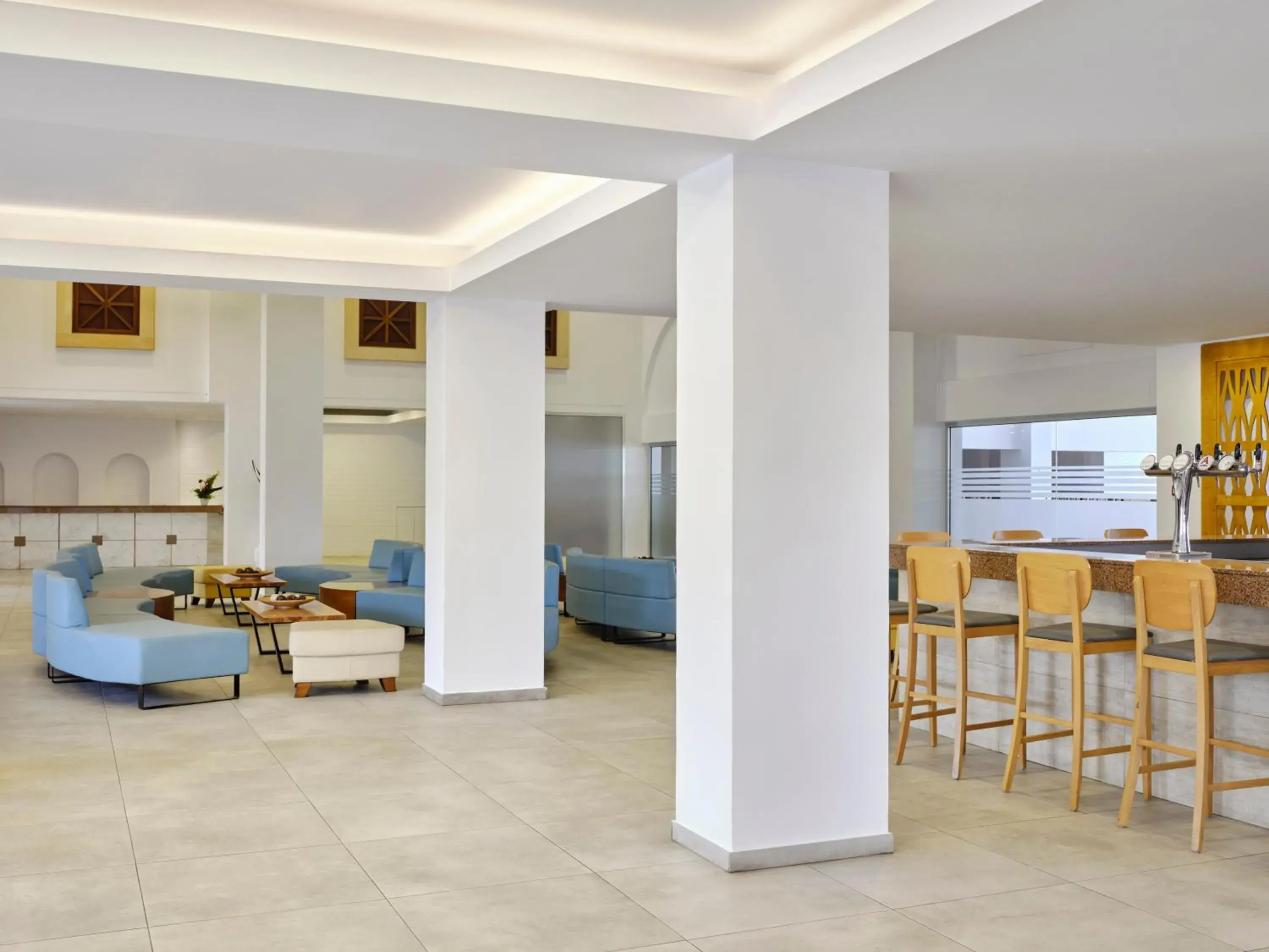 Lobby or reception, Dining Area in Panthea Holiday Village Water Park Resort