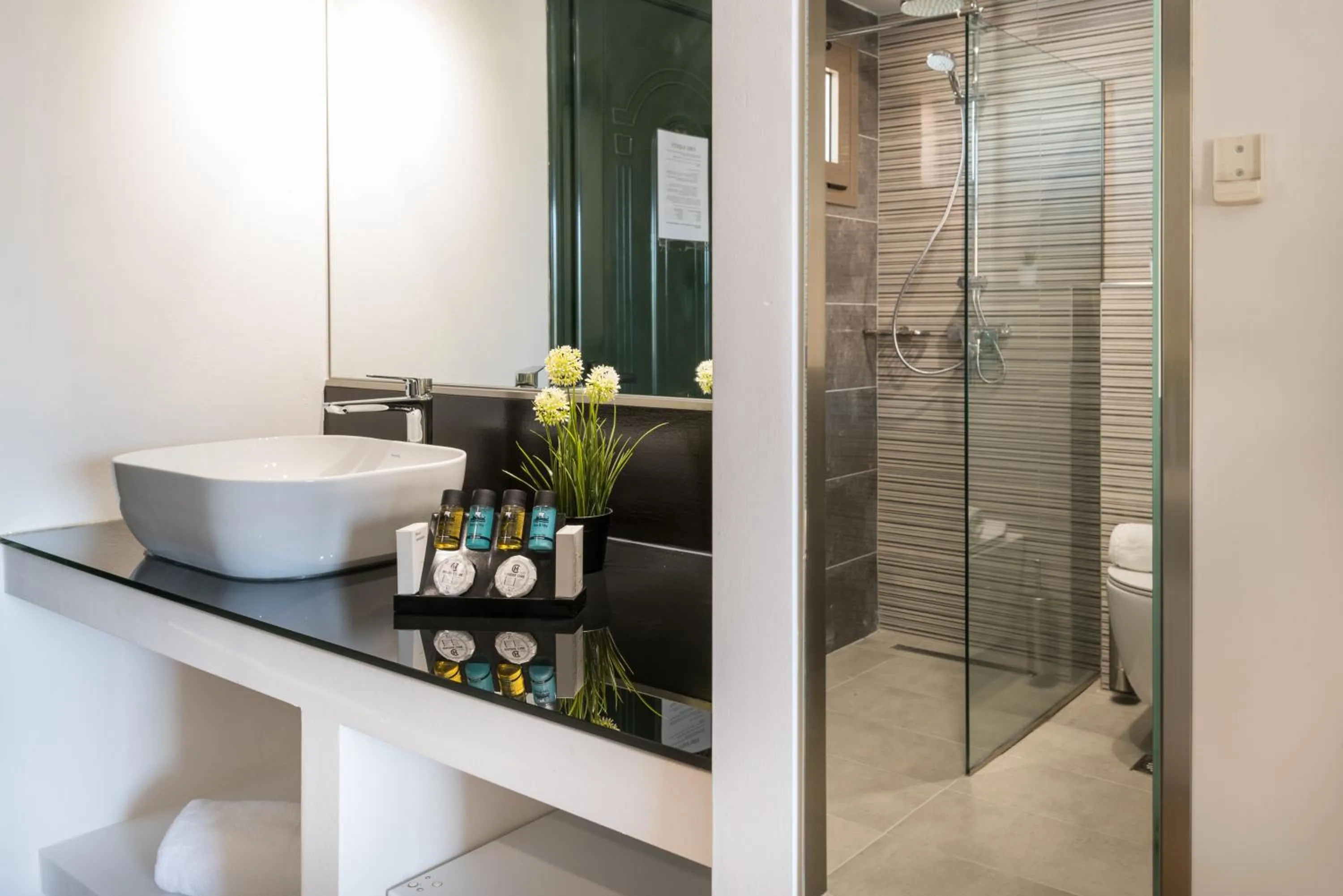 Shower in Oscar Hotel