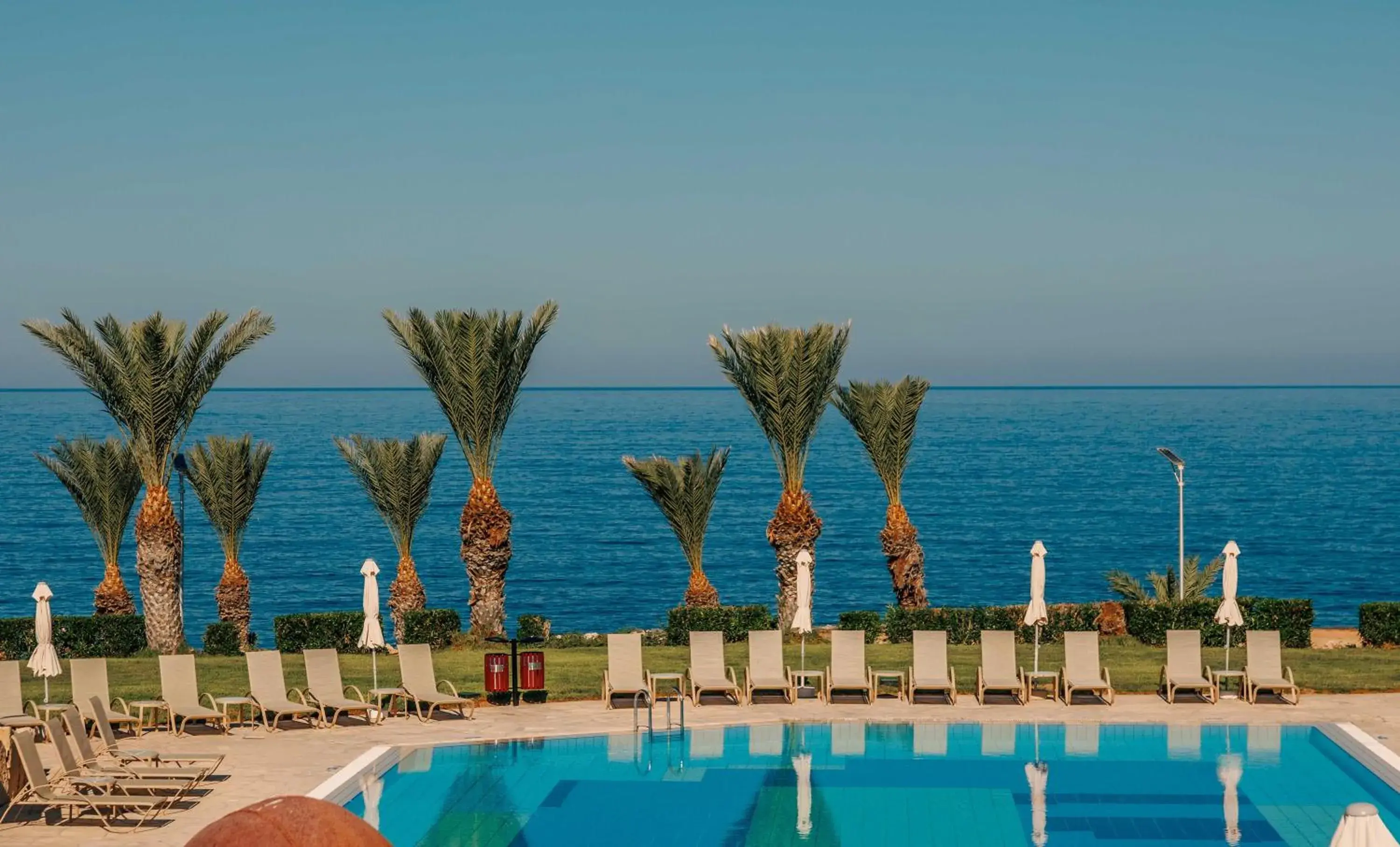 Swimming pool in Atlantica Akteon Swimming pool in Atlantica Akteon