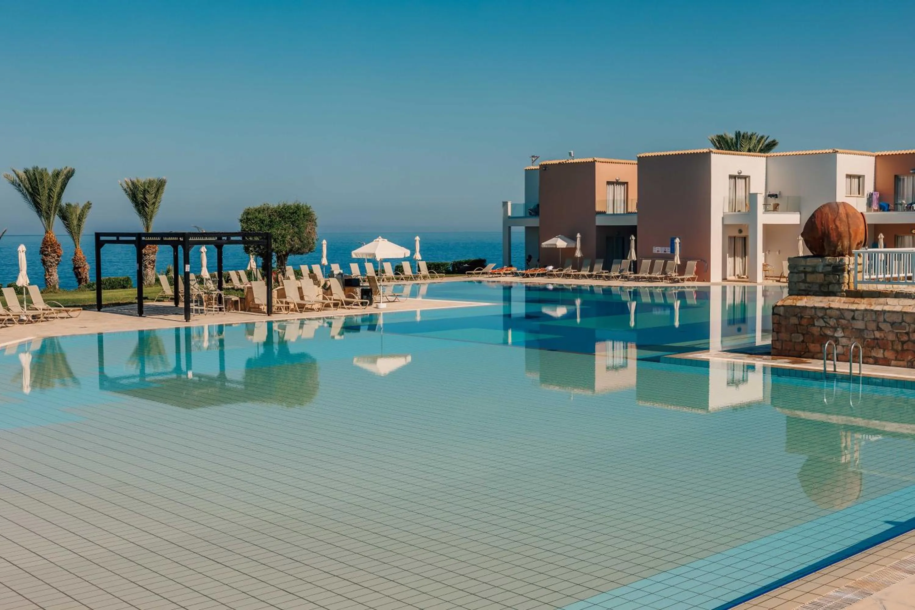 Pool view in Atlantica Akteon