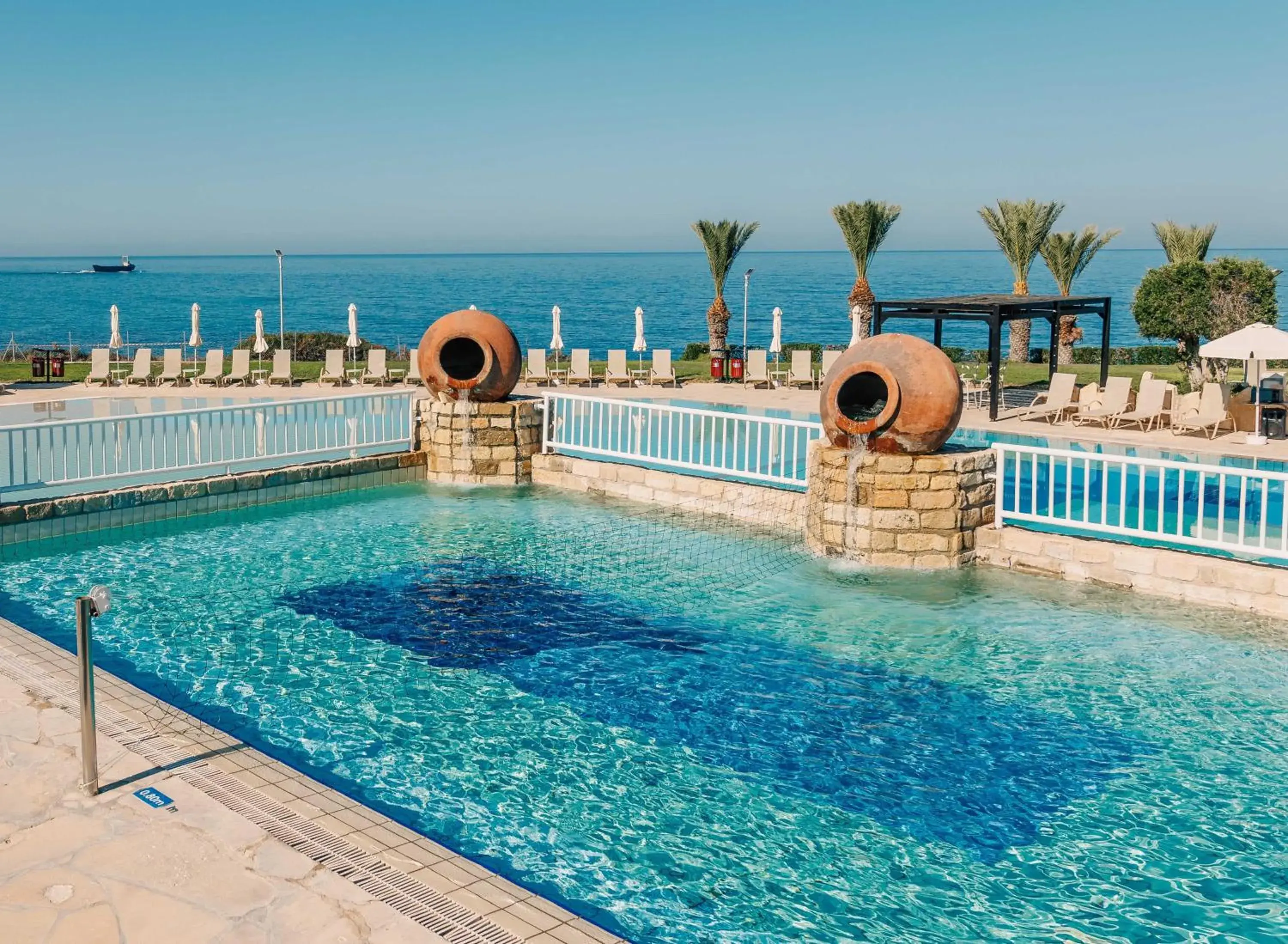 Swimming pool in Atlantica Akteon Swimming pool in Atlantica Akteon