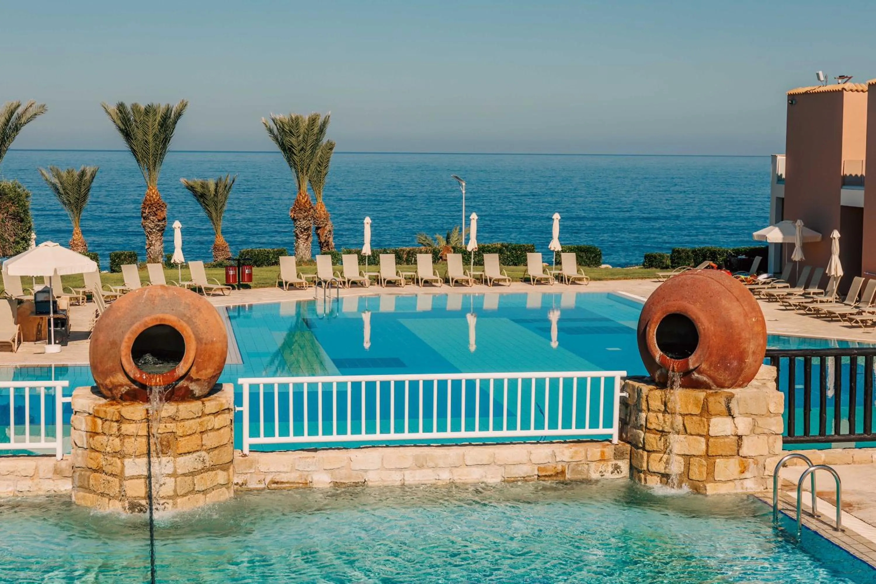 Pool view in Atlantica Akteon