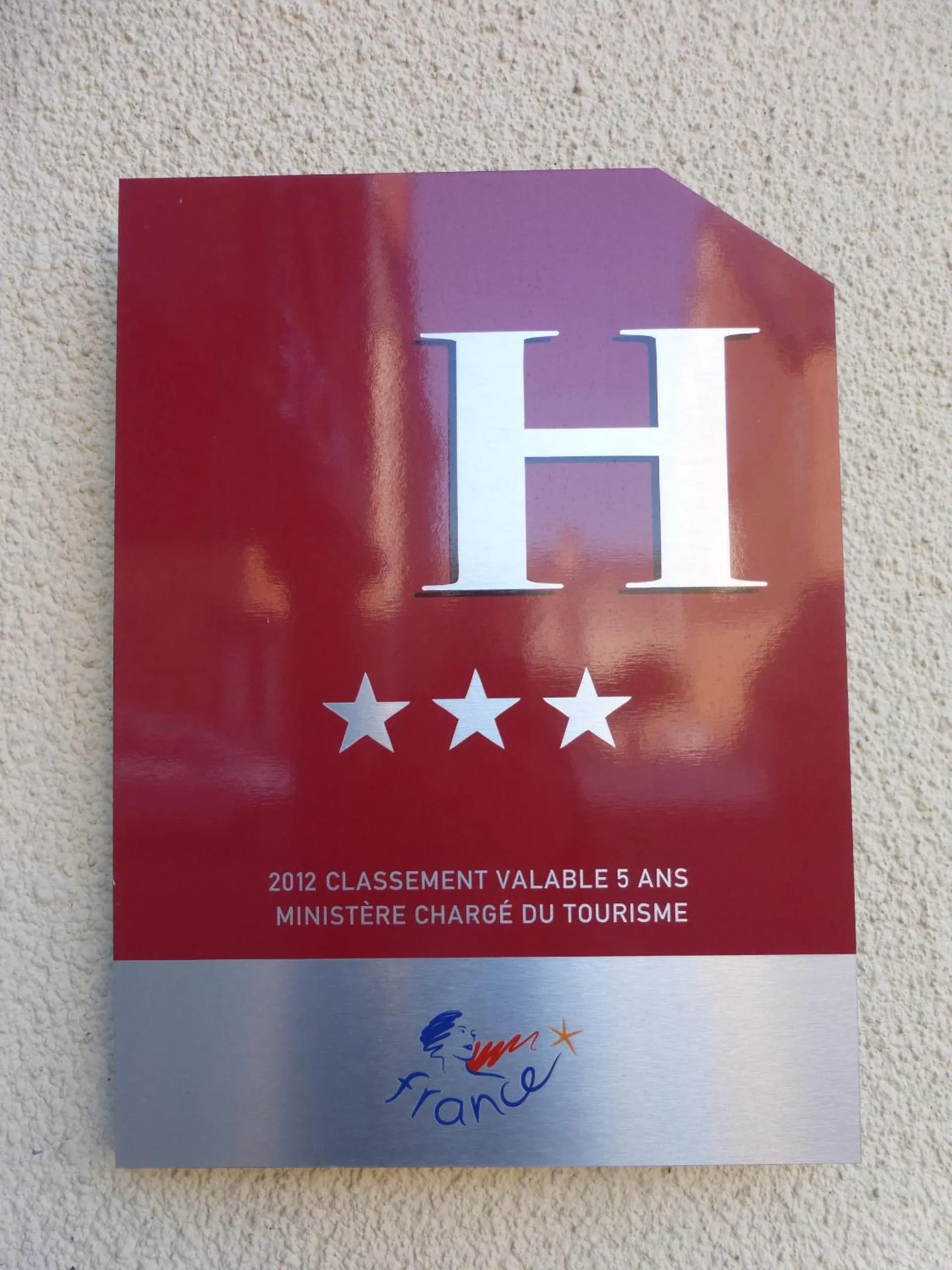 Decorative detail in Hôtel Ariane & SPA