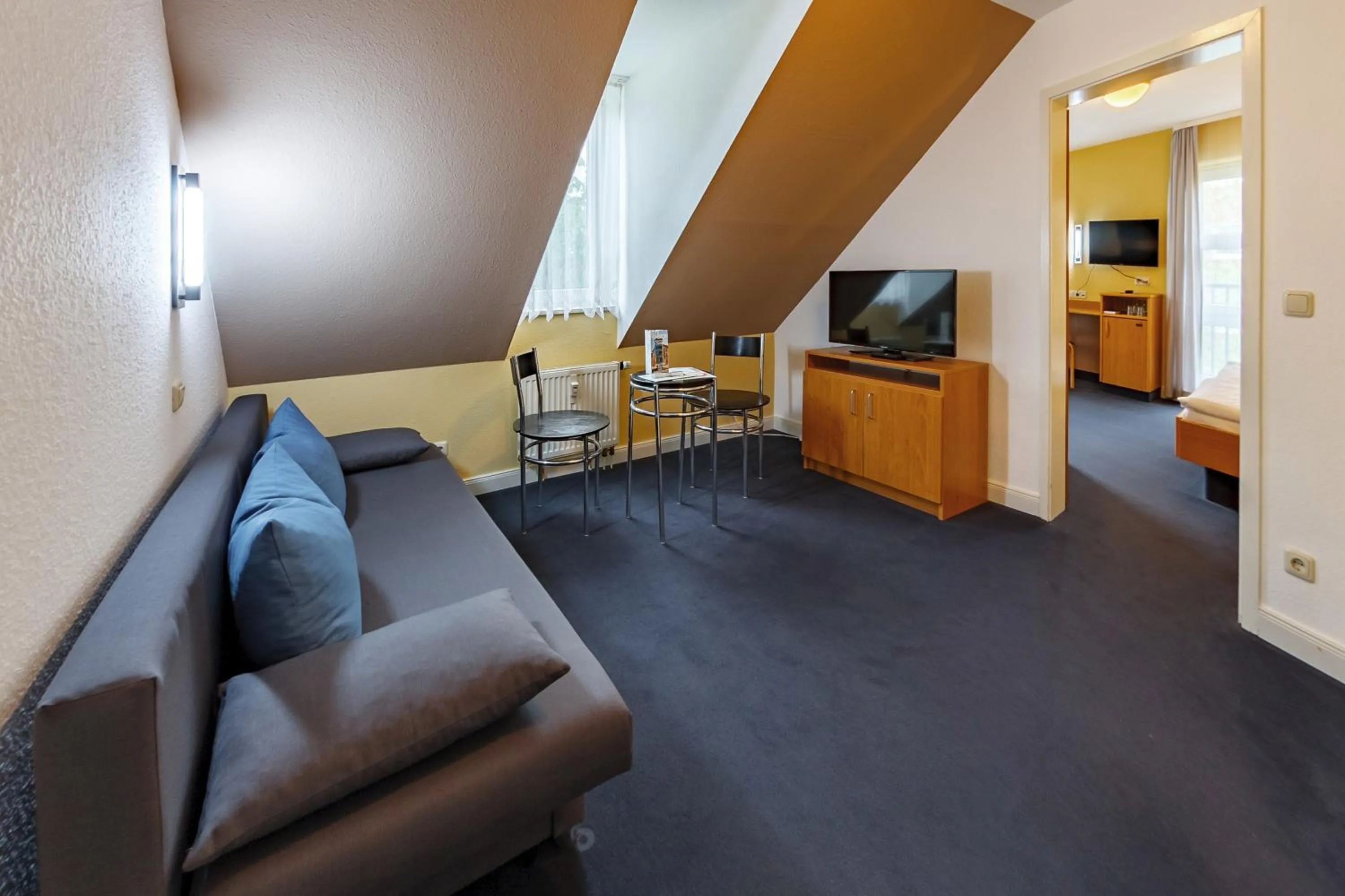 Seating area in City-Pension Dessau-Roßlau