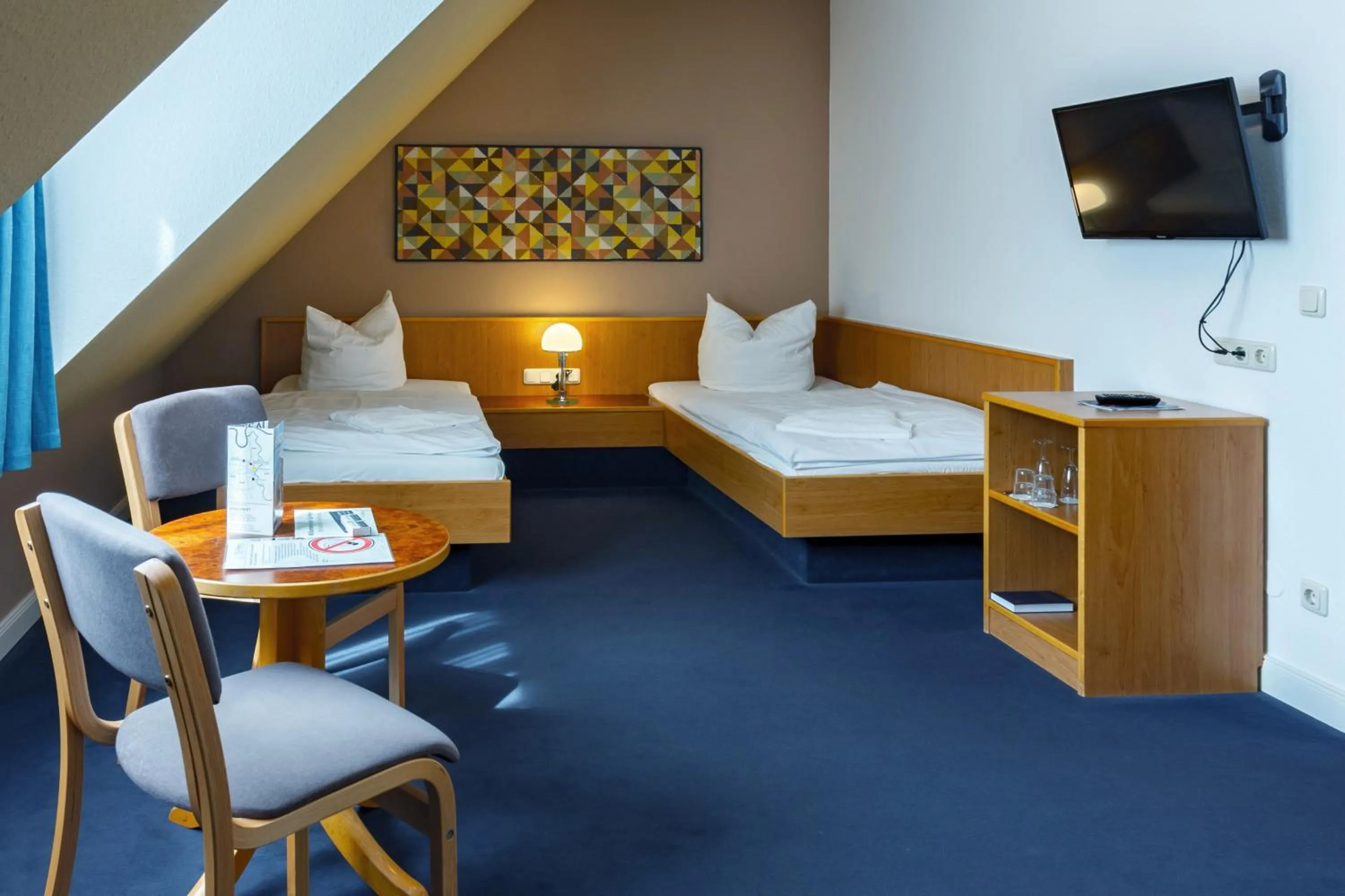 Bed in City-Pension Dessau-Roßlau