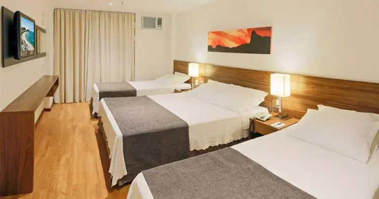 Photo of the whole room, Bed in Premier Copacabana Hotel Photo of the whole room, Bed in Premier Copacabana Hotel