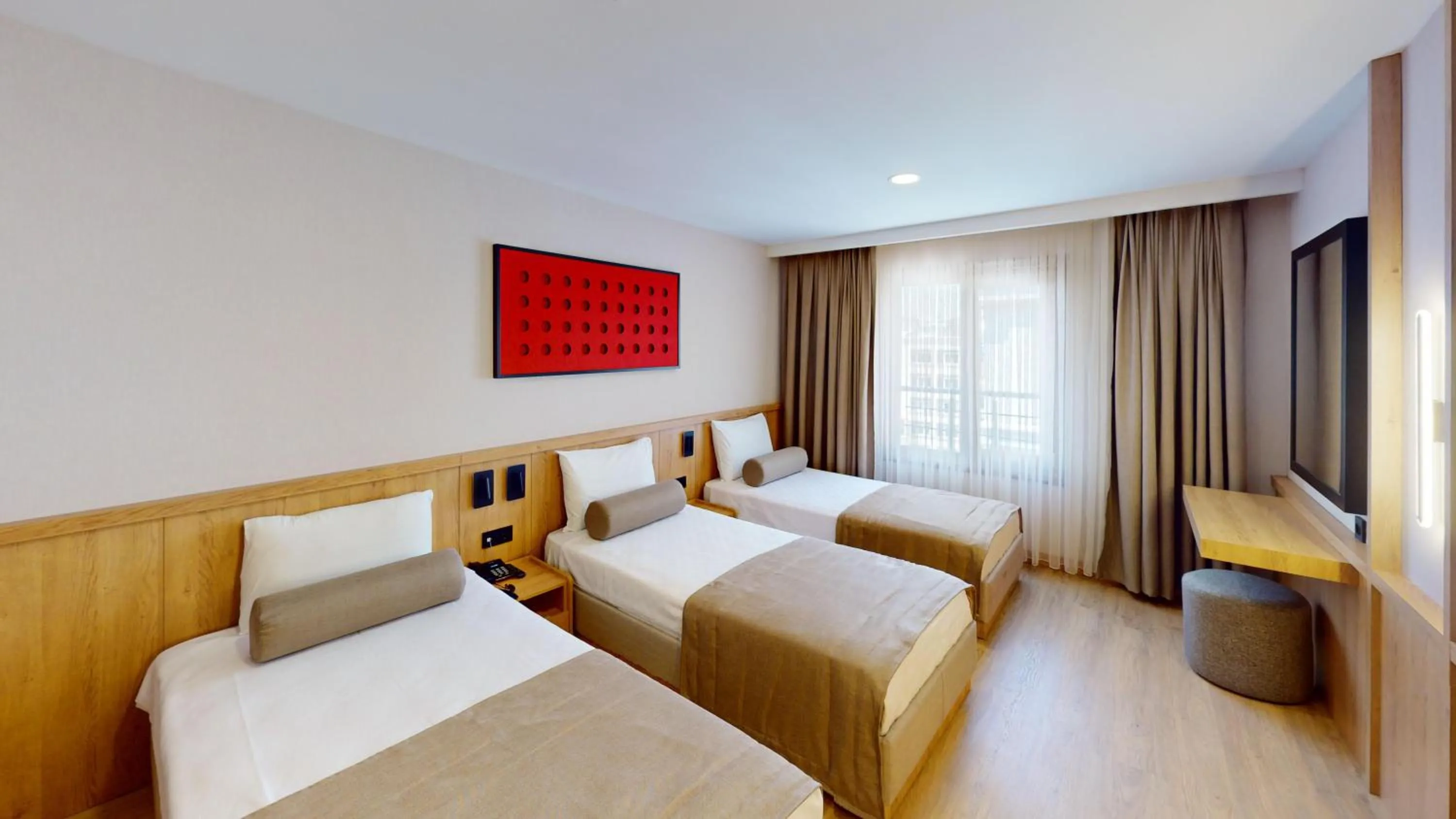 Bed in Istanbul River Hotel