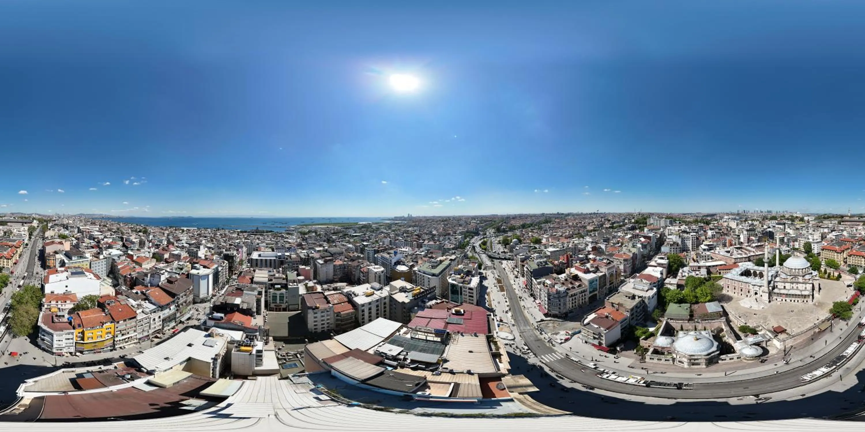 City view in Istanbul River Hotel