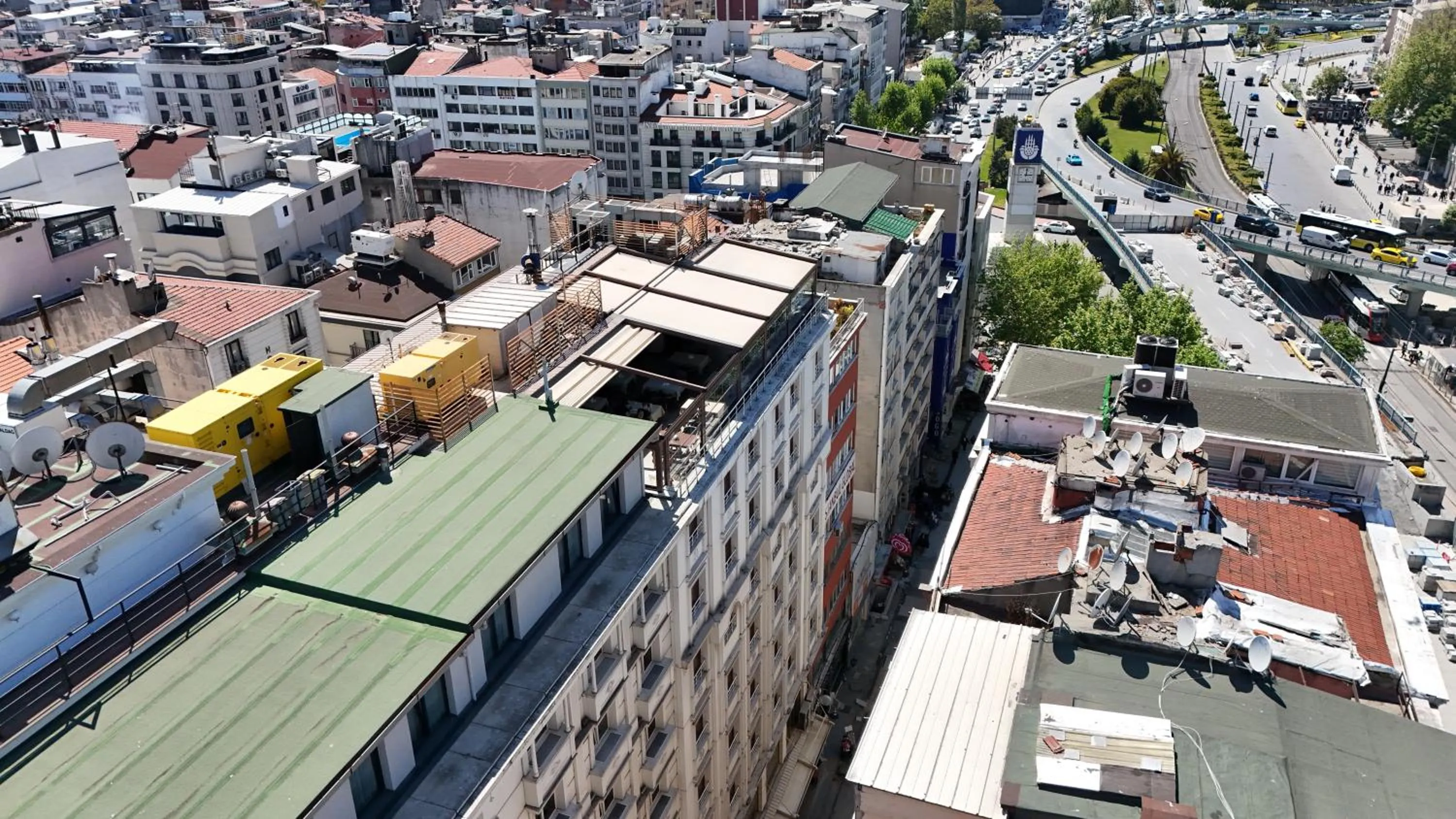 City view in Istanbul River Hotel