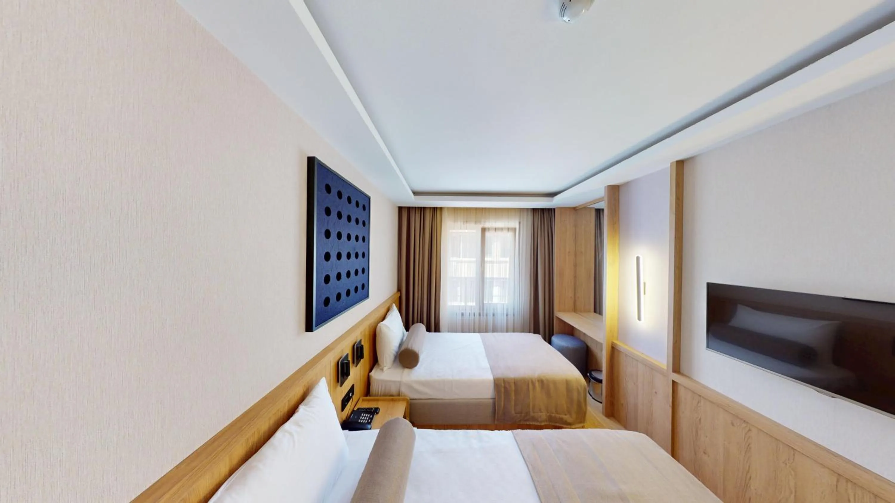 Bed in Istanbul River Hotel