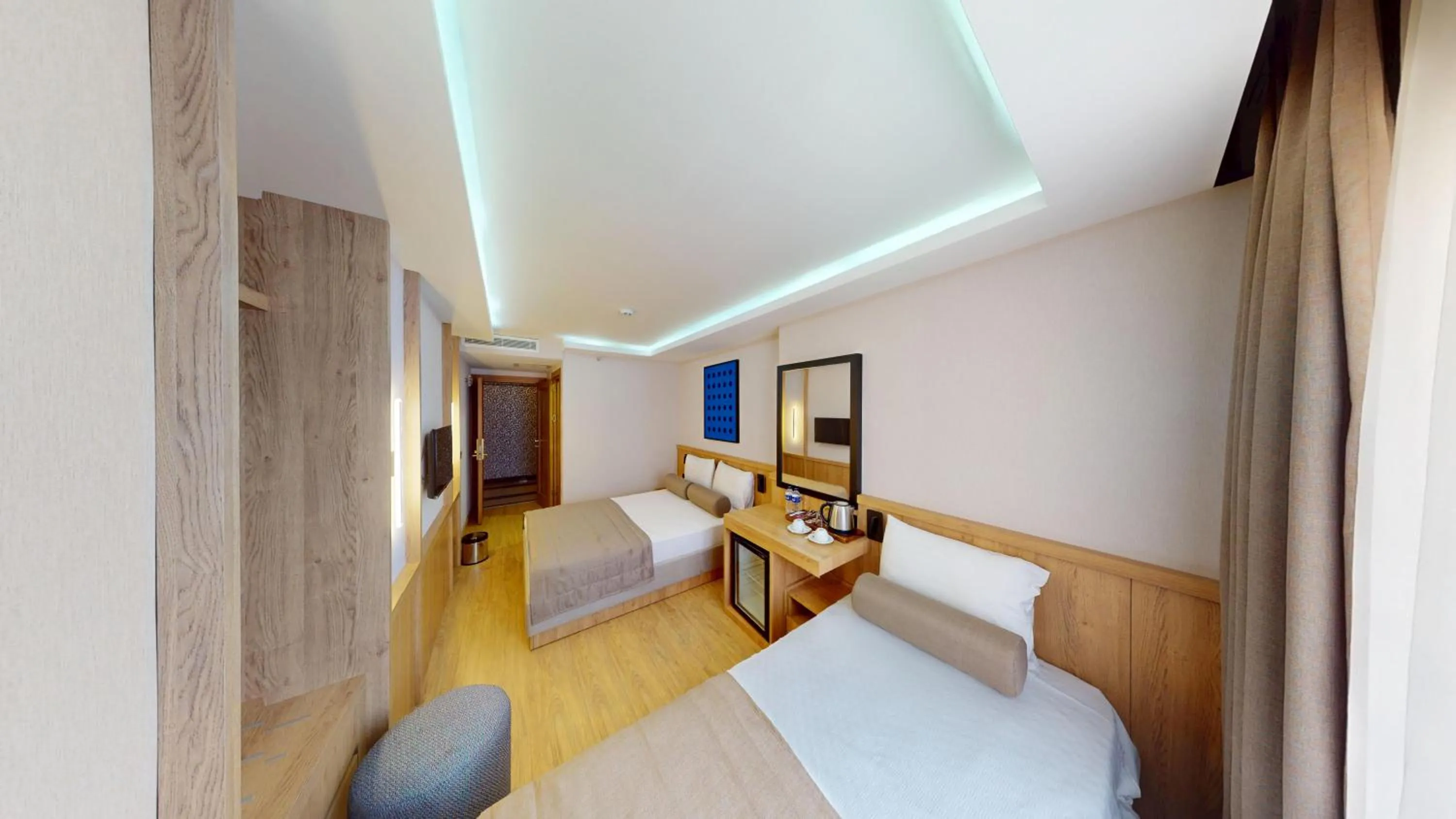 Bed in Istanbul River Hotel