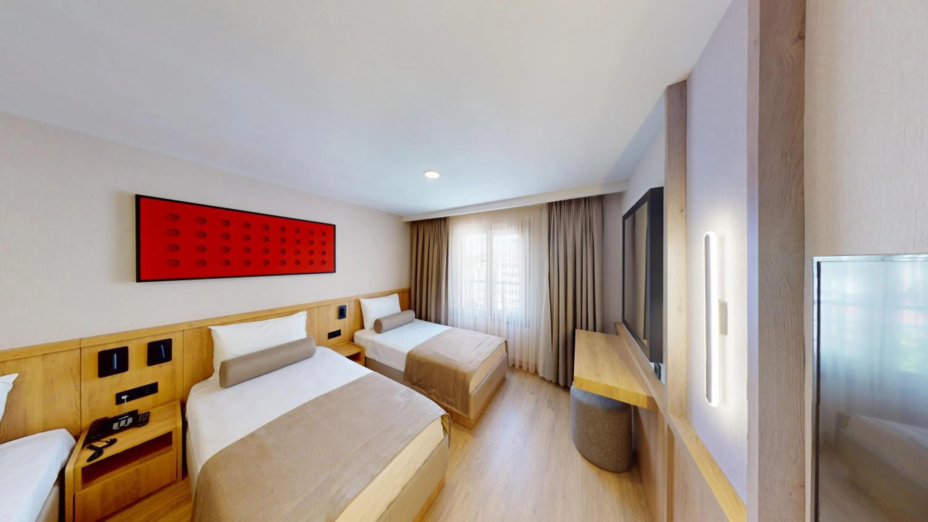 Bed in Istanbul River Hotel