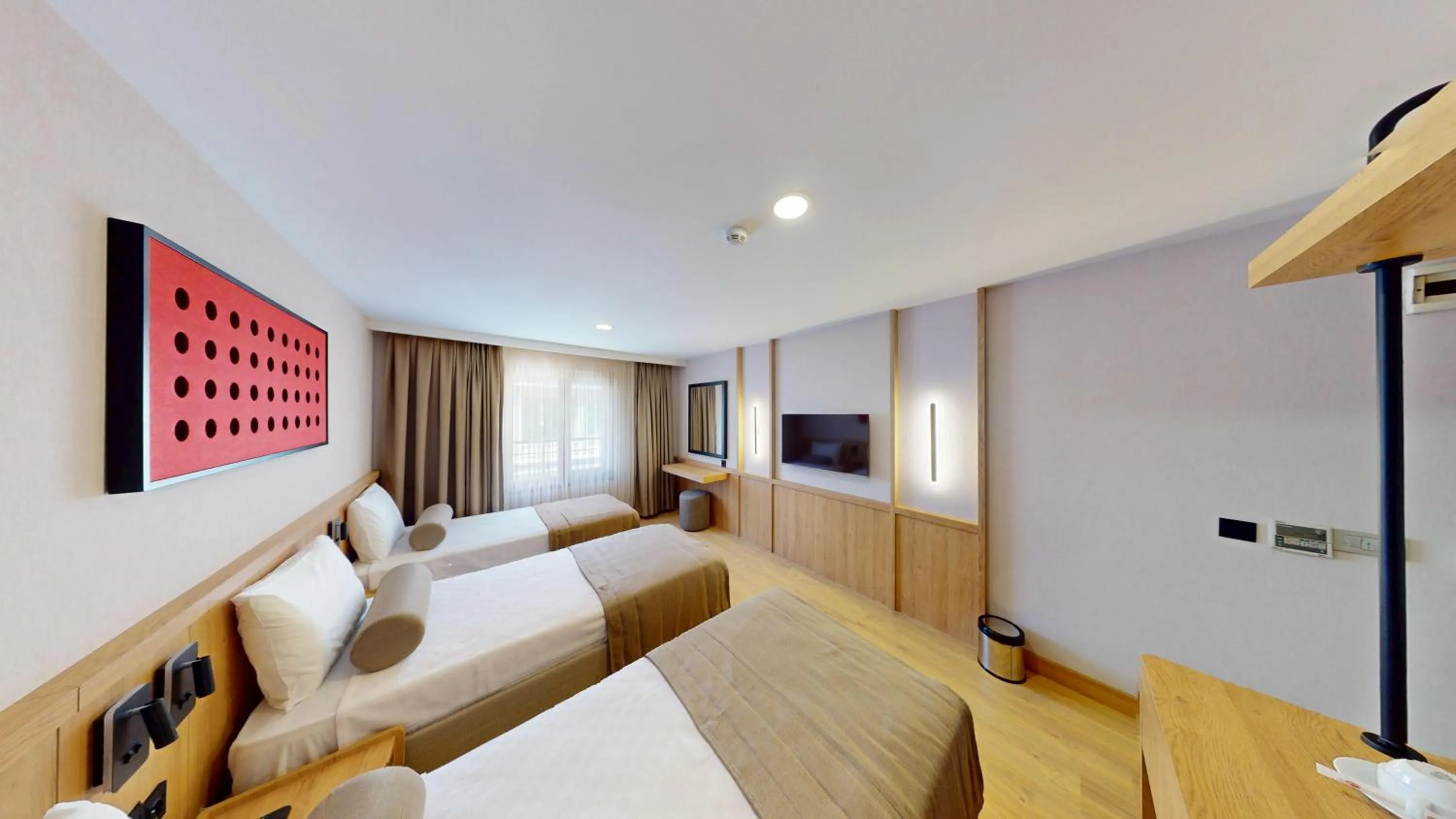 Bed in Istanbul River Hotel