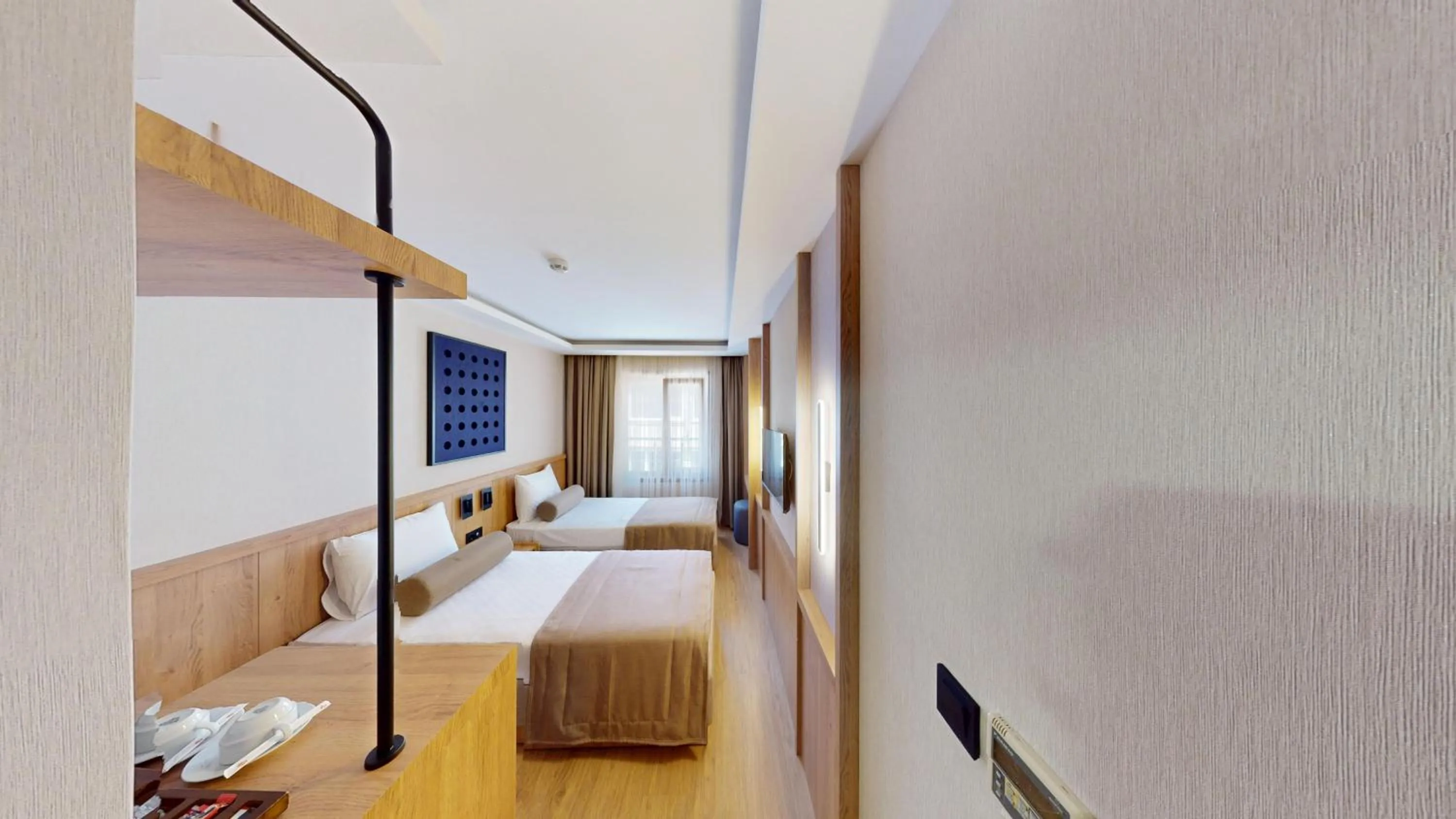 Bed in Istanbul River Hotel