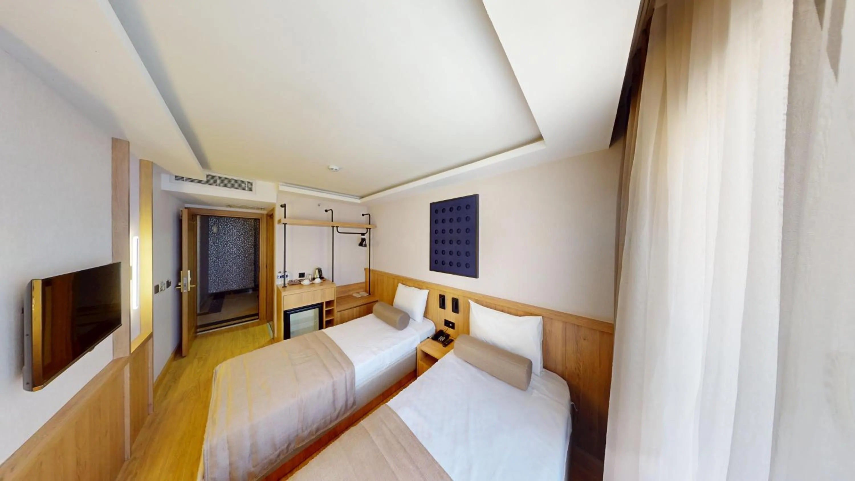 Bed in Istanbul River Hotel