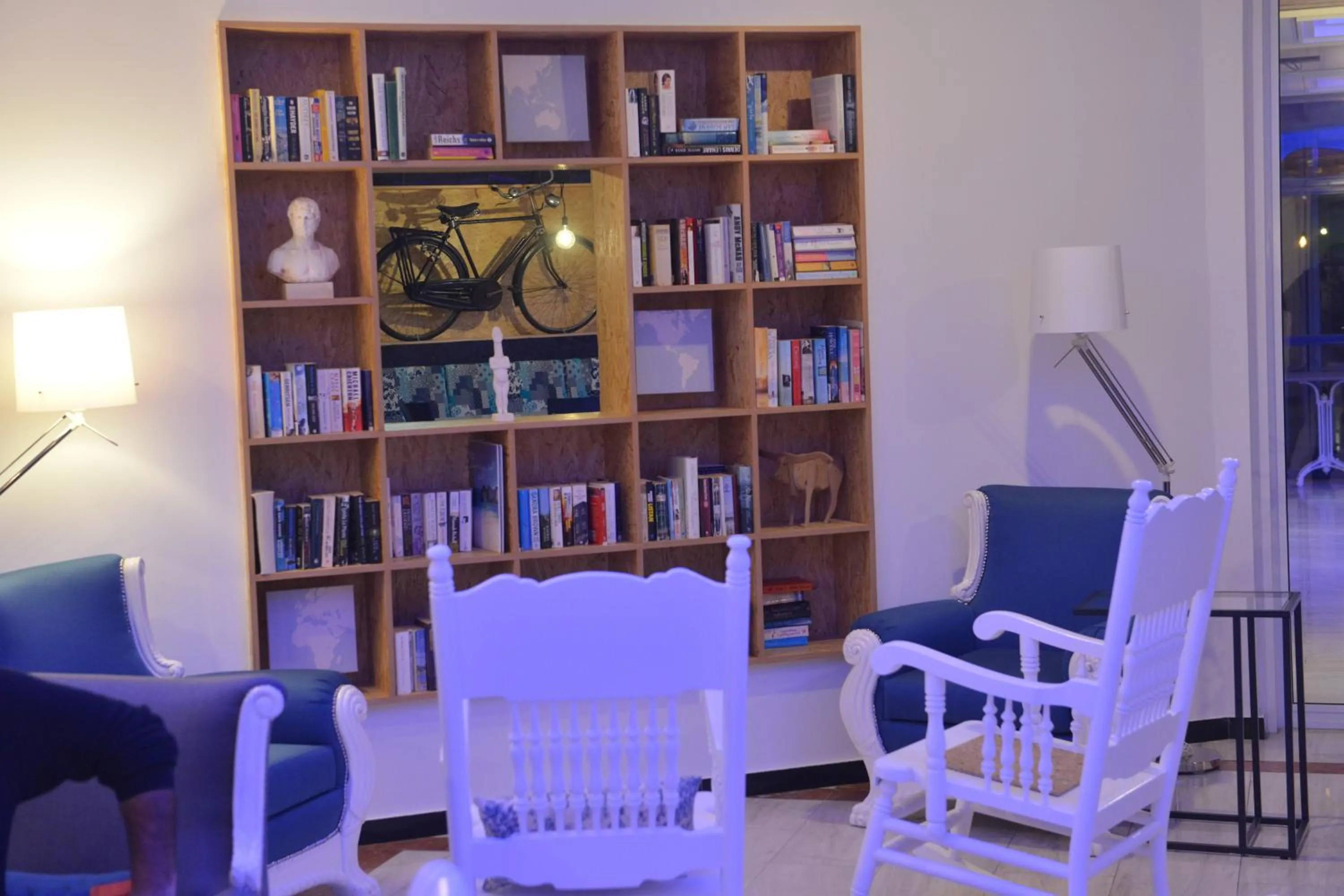 Library in Nereus Hotel