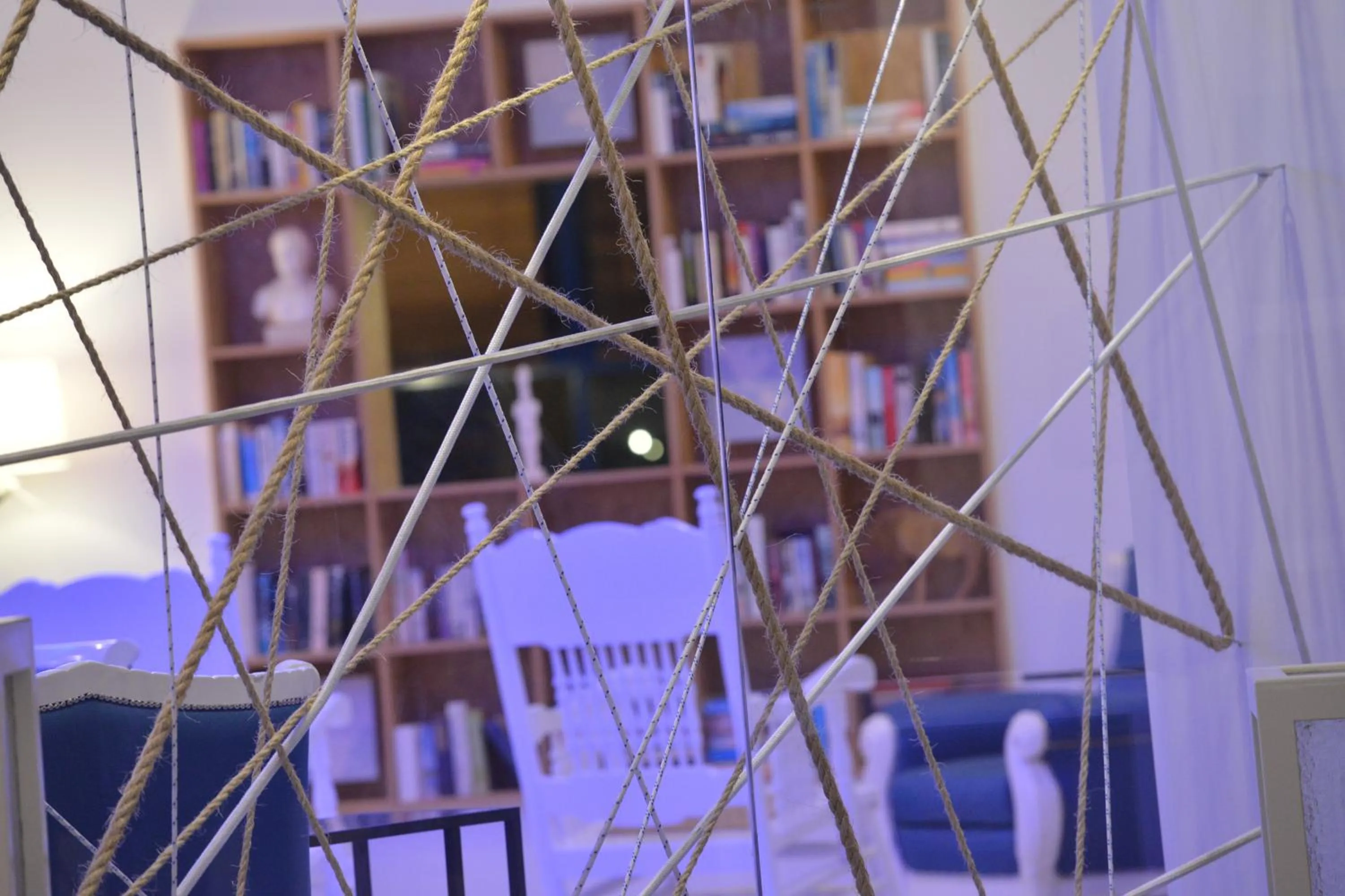 Library in Nereus Hotel