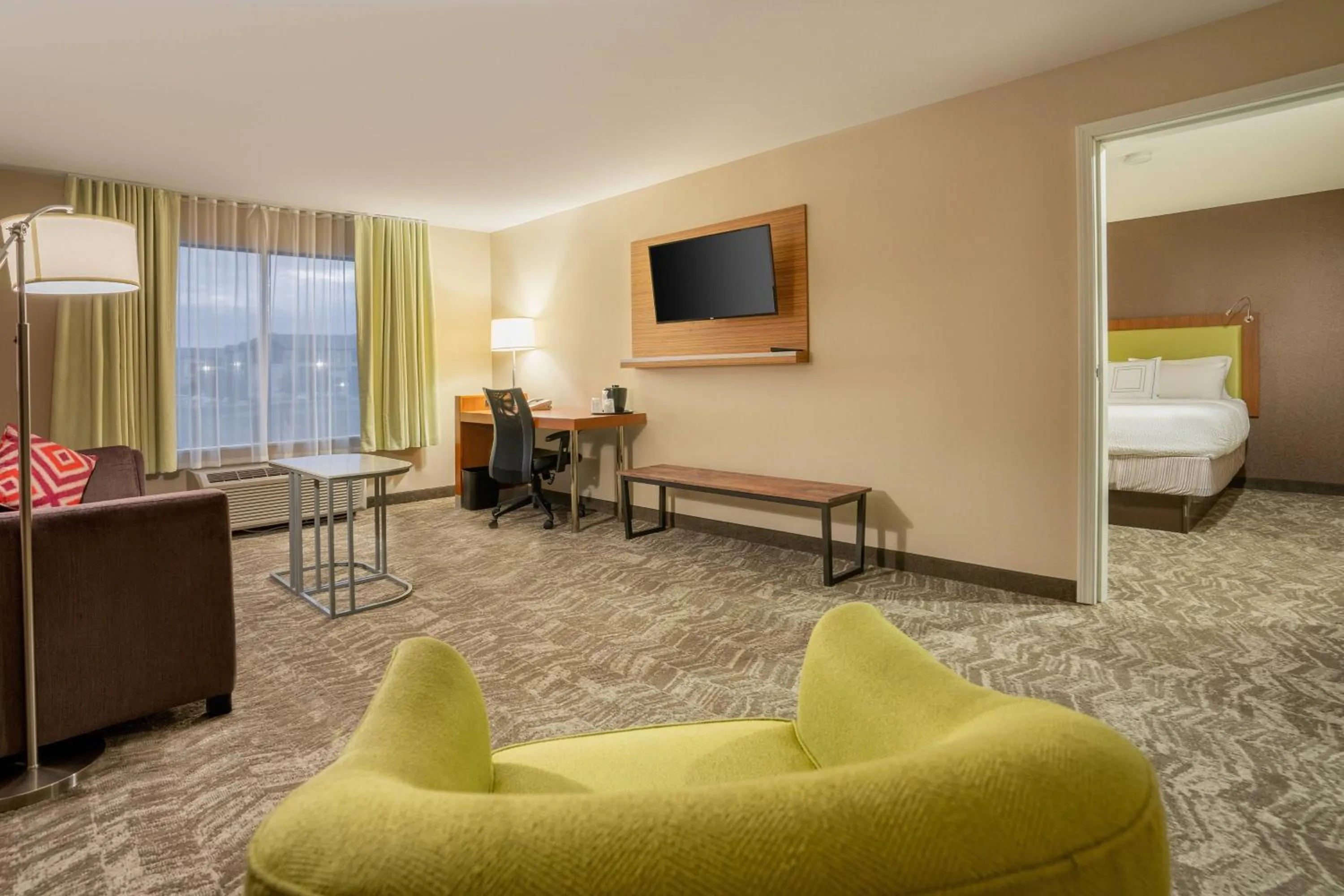 Bedroom, Bed in SpringHill Suites by Marriott Denton
