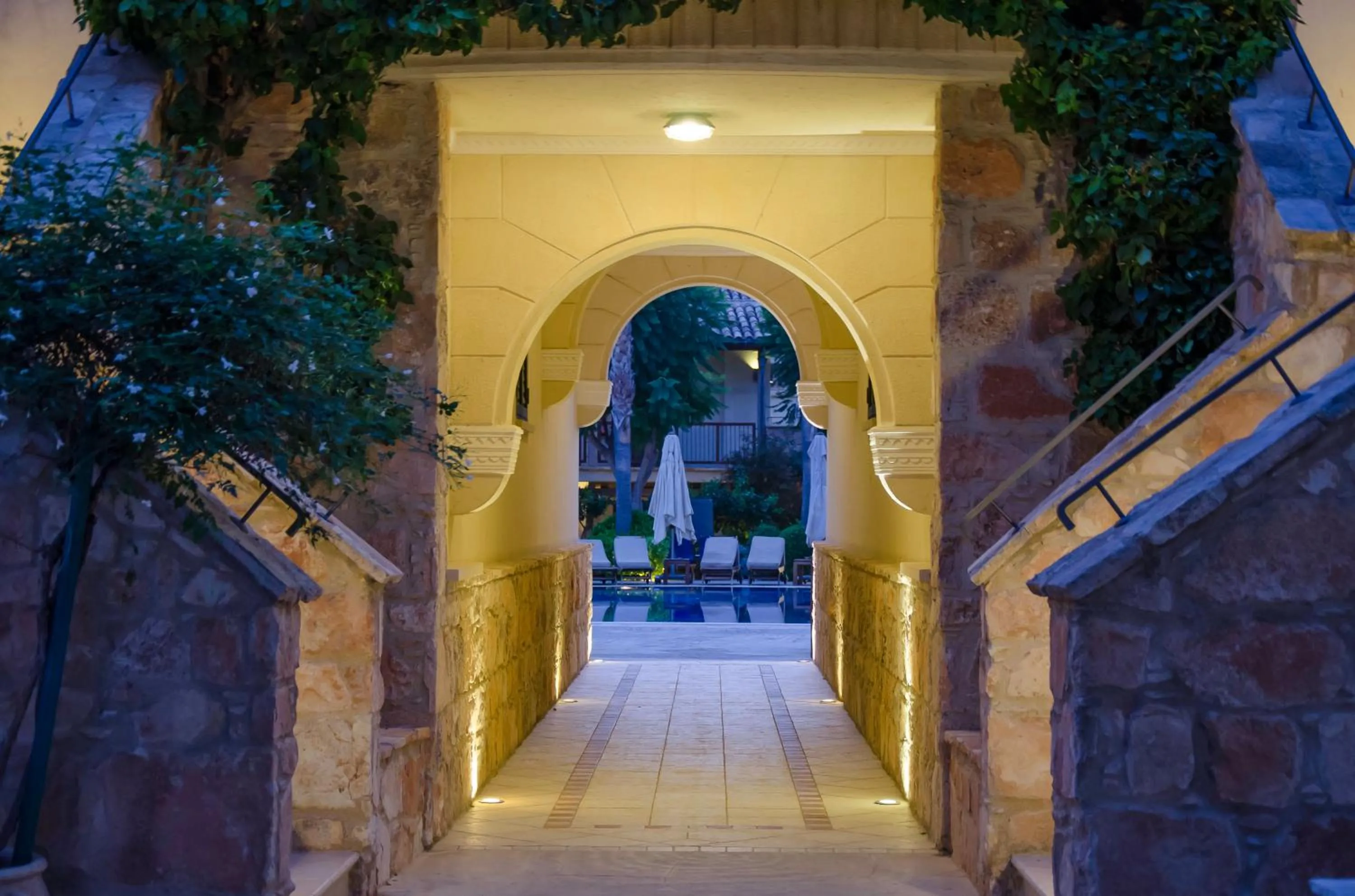 Facade/entrance in Columbia Beach Resort