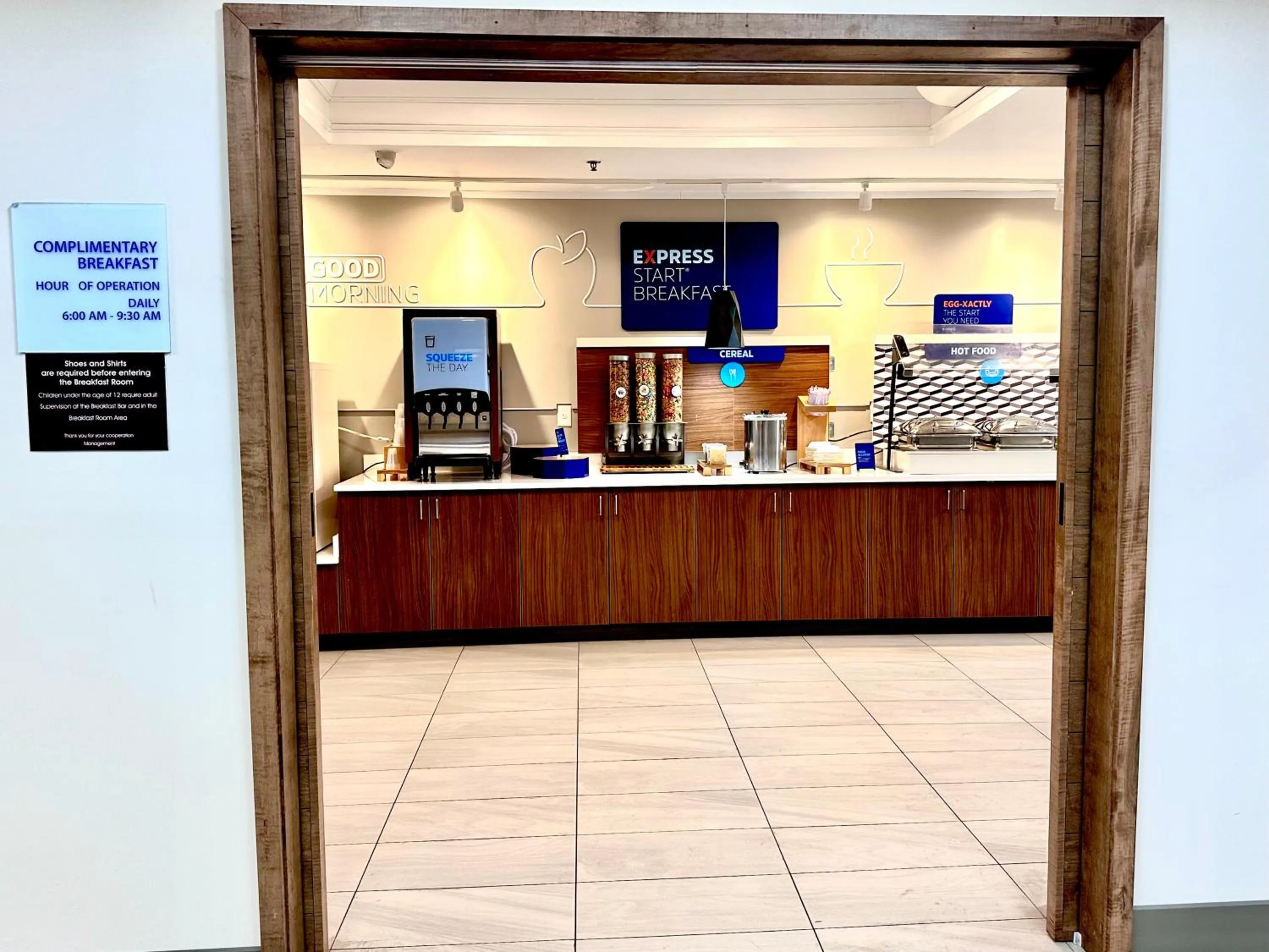 Breakfast in Holiday Inn Express Hotel & Suites Hinesville by IHG