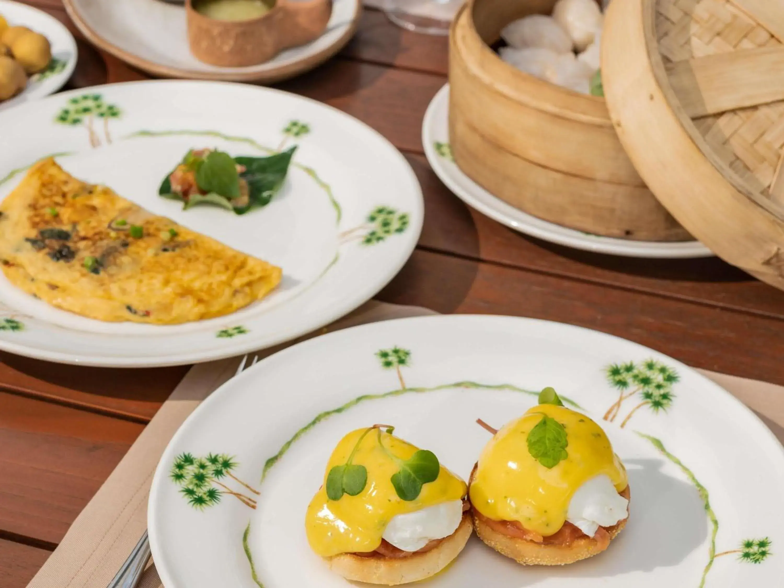 Breakfast in Raffles Grand Hotel d'Angkor Breakfast in Raffles Grand Hotel d'Angkor