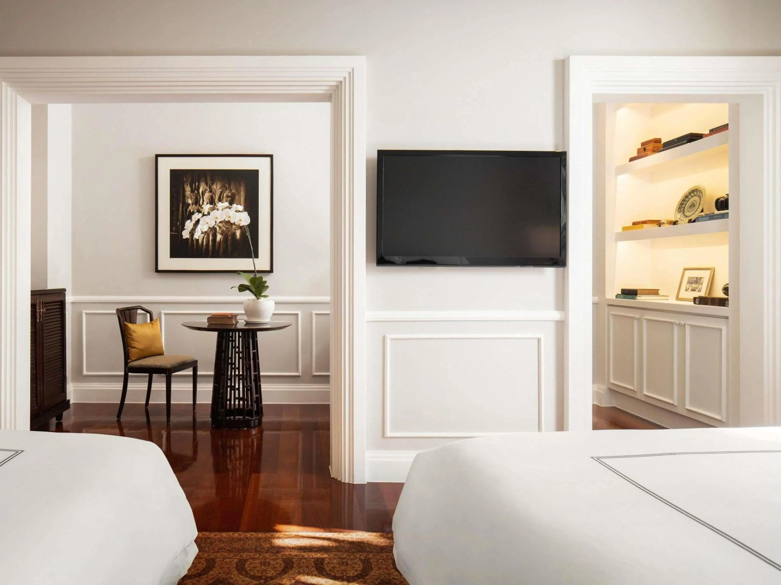 Bedroom, Bed in Raffles Grand Hotel d'Angkor