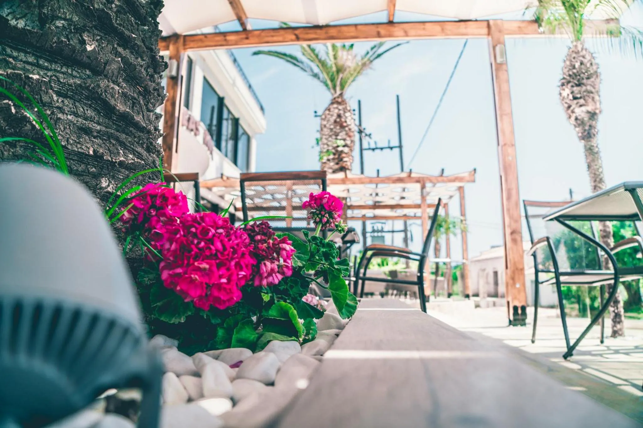 Facade/entrance in Morfeas Hotel
