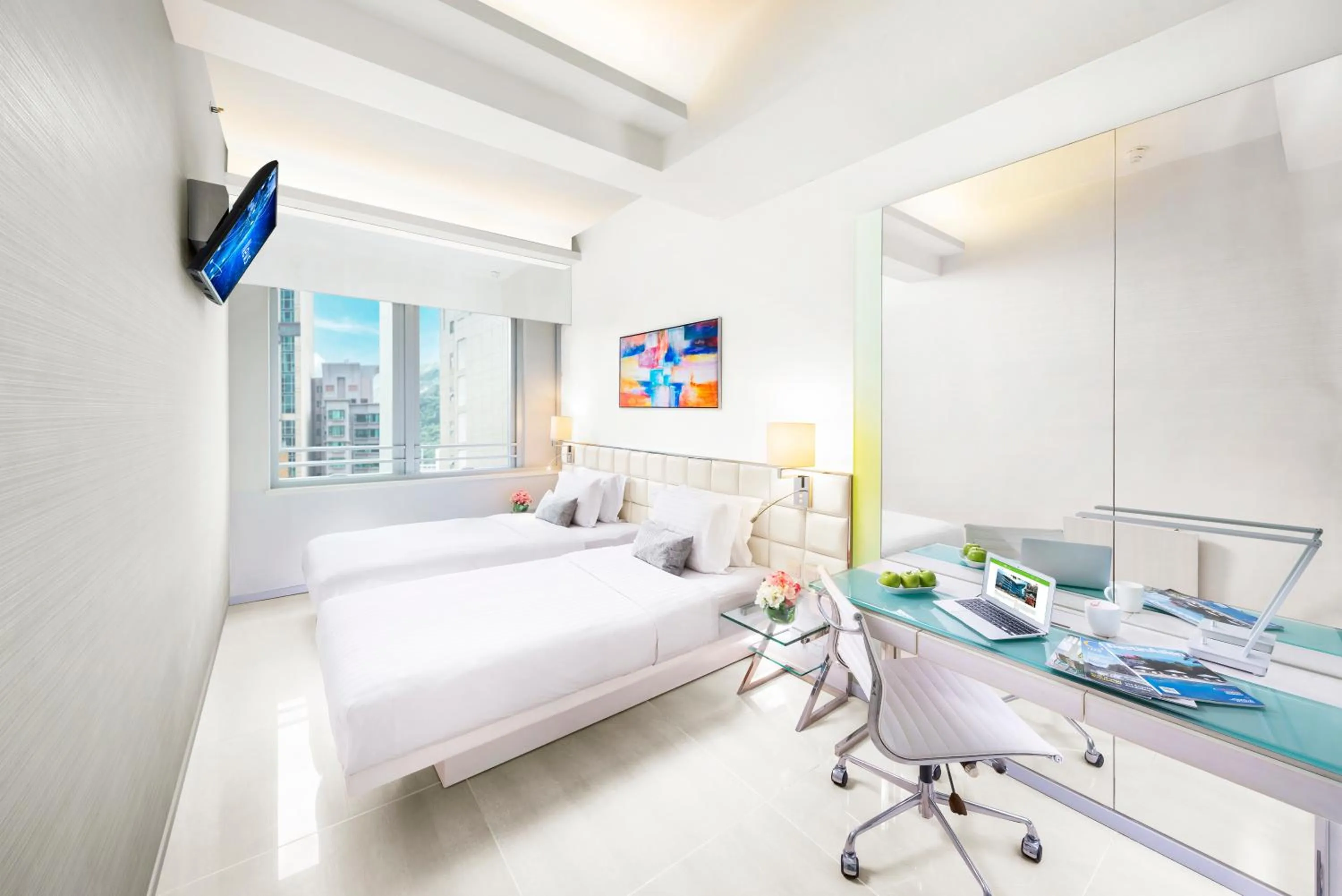 Bed in iclub Wan Chai Hotel