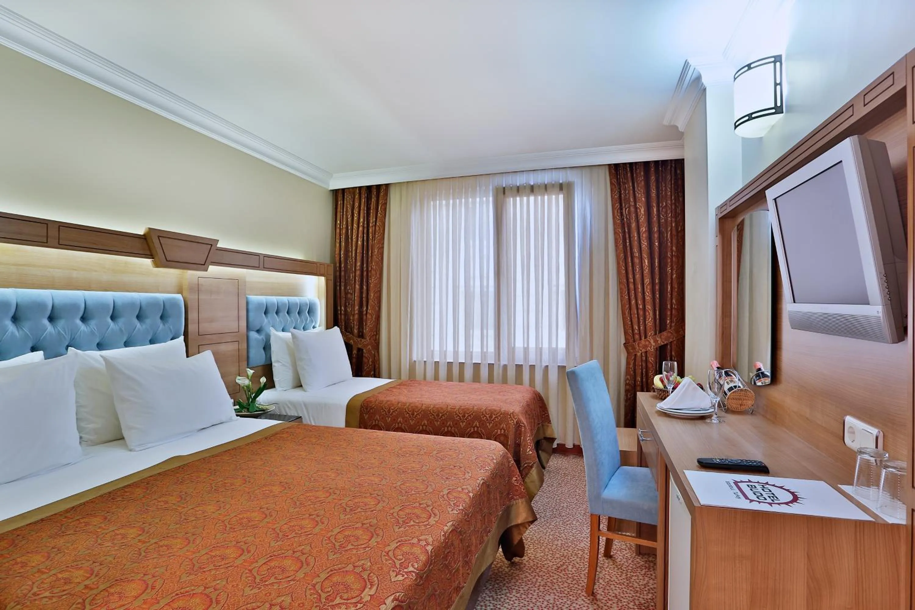 Photo of the whole room, Bed in Budo Hotel