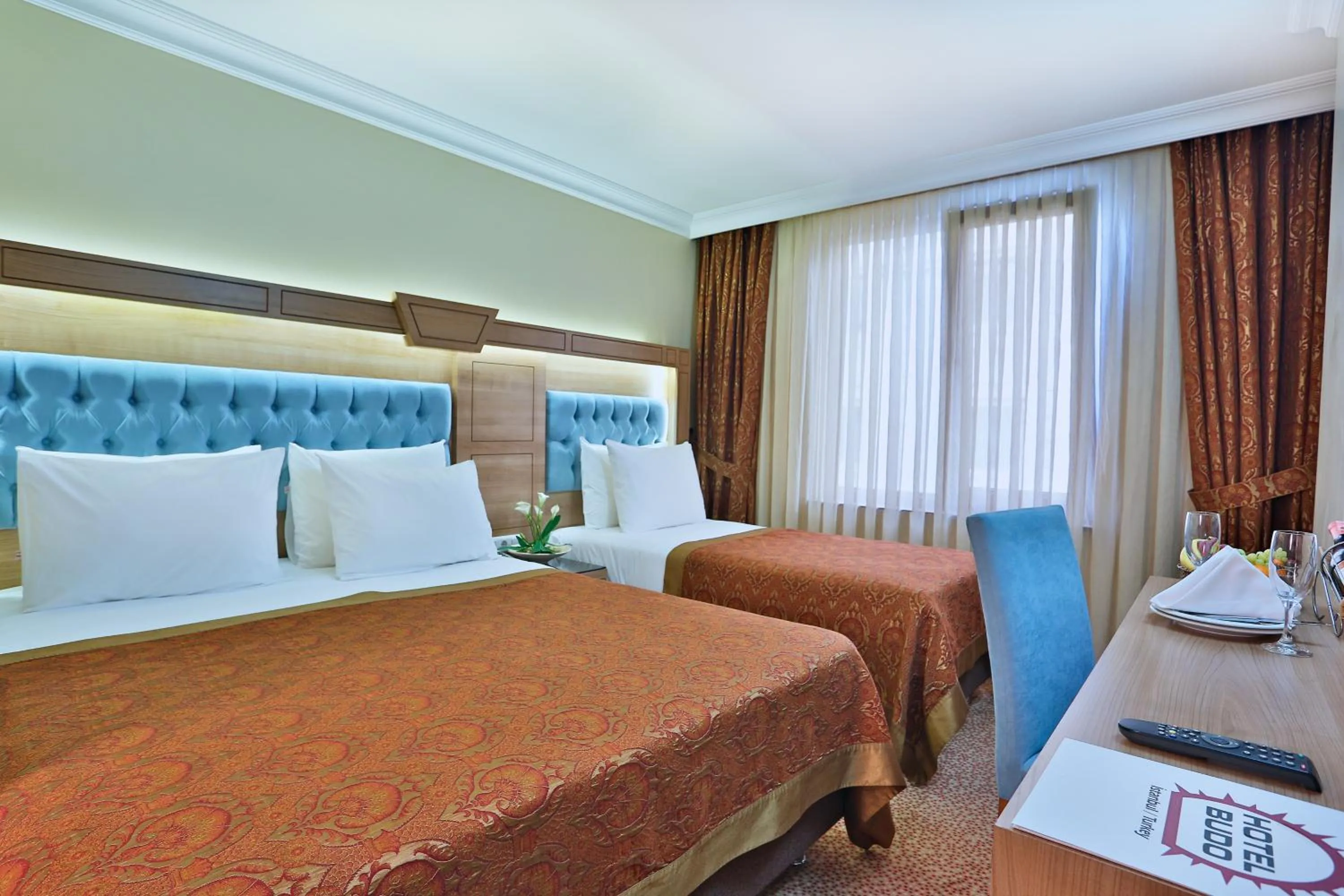 Photo of the whole room, Bed in Budo Hotel