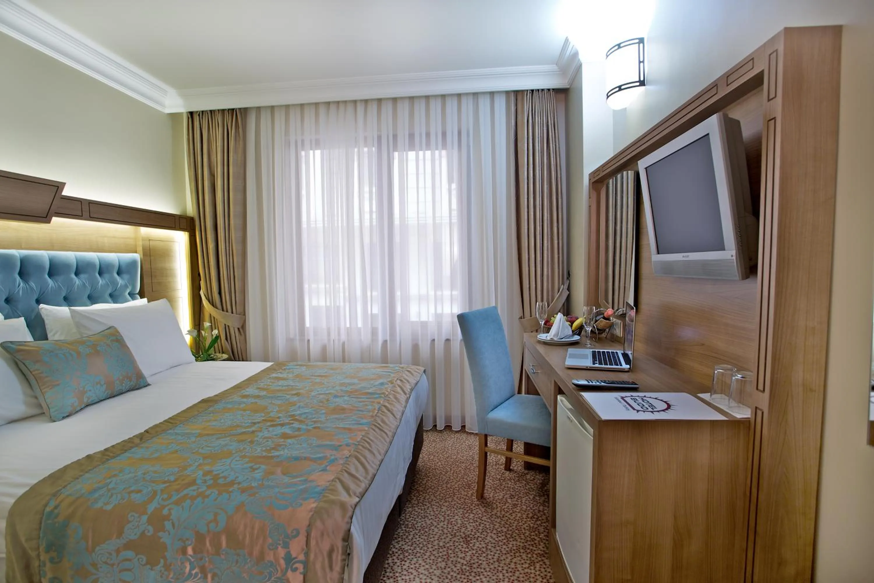 Photo of the whole room, Bed in Budo Hotel