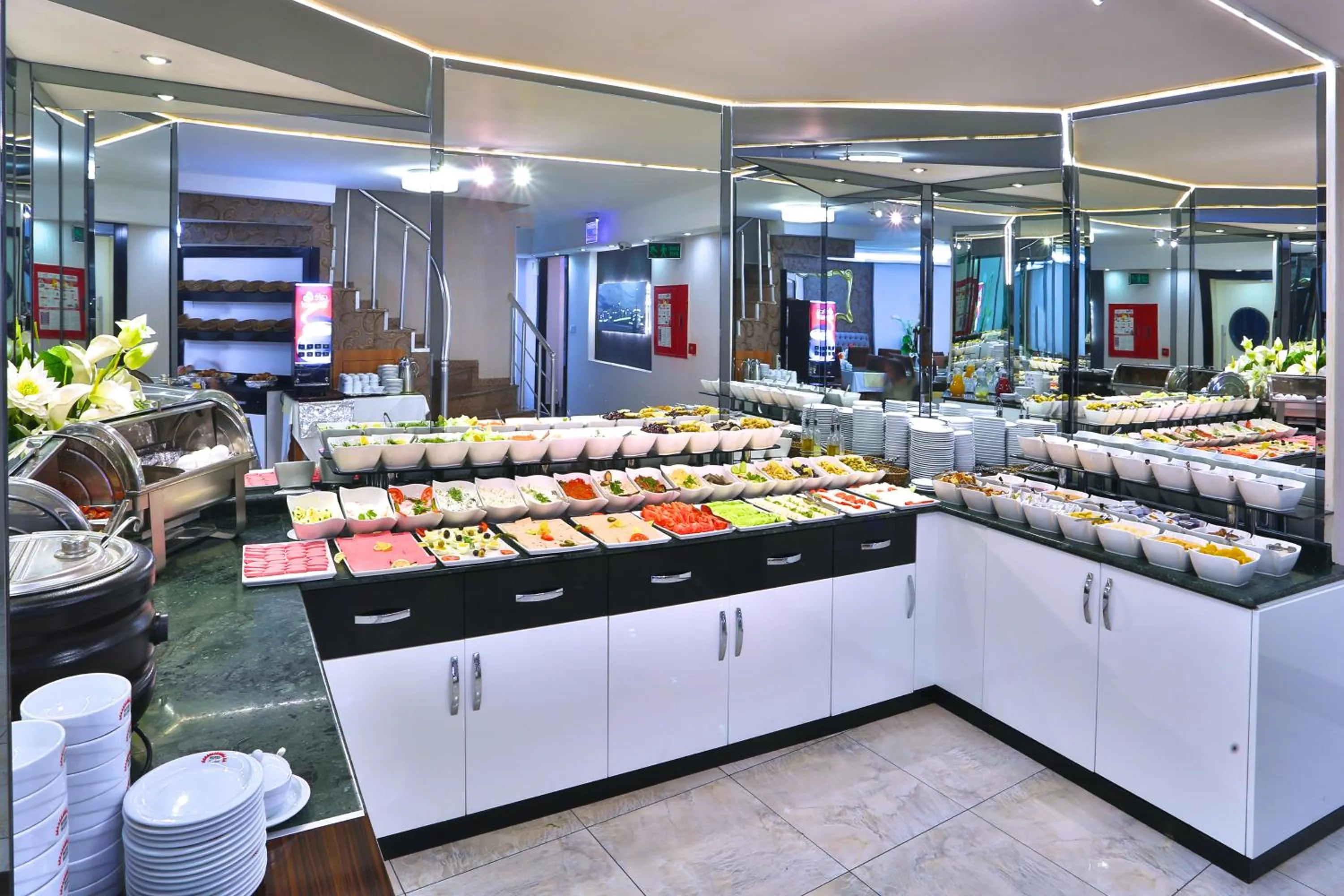 Buffet breakfast in Budo Hotel