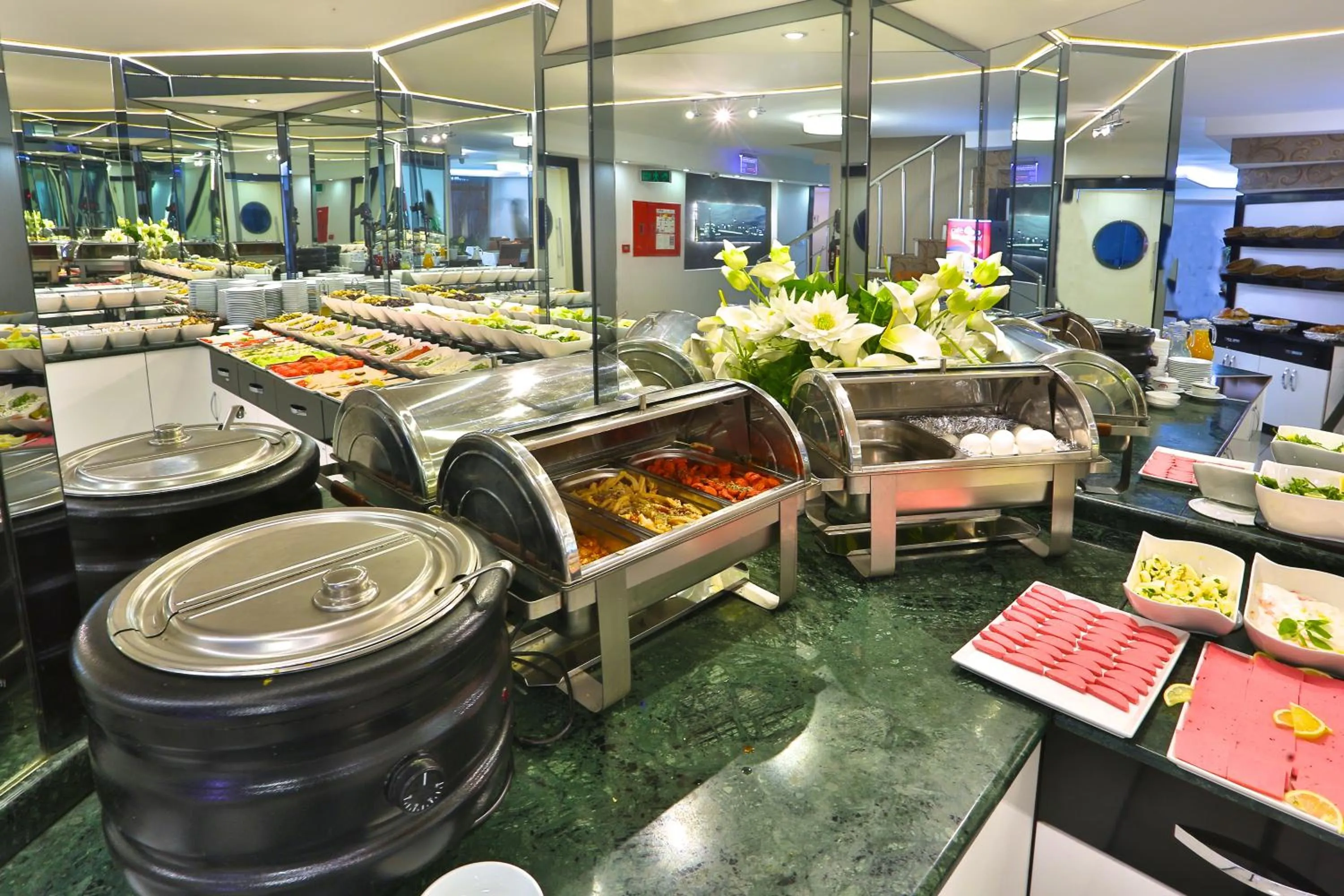 Buffet breakfast in Budo Hotel