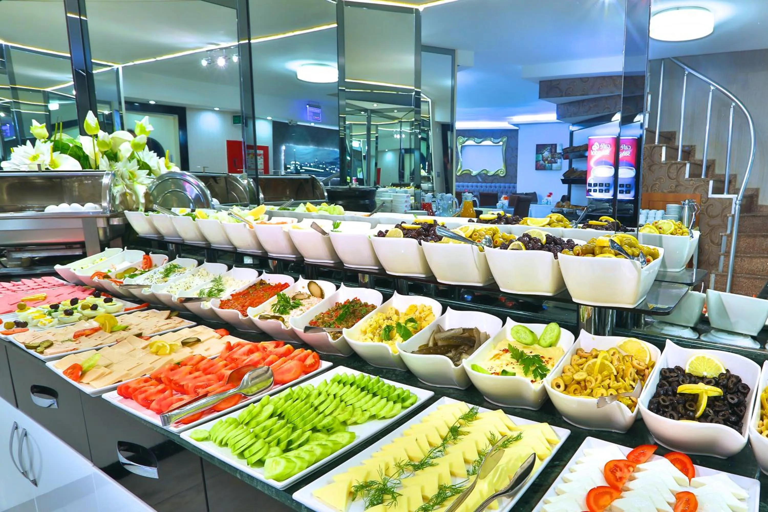 Buffet breakfast in Budo Hotel